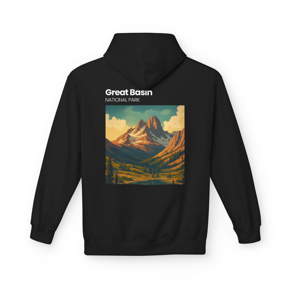 Great Basin National Park Hoodie | Vintage Landscape Pullover