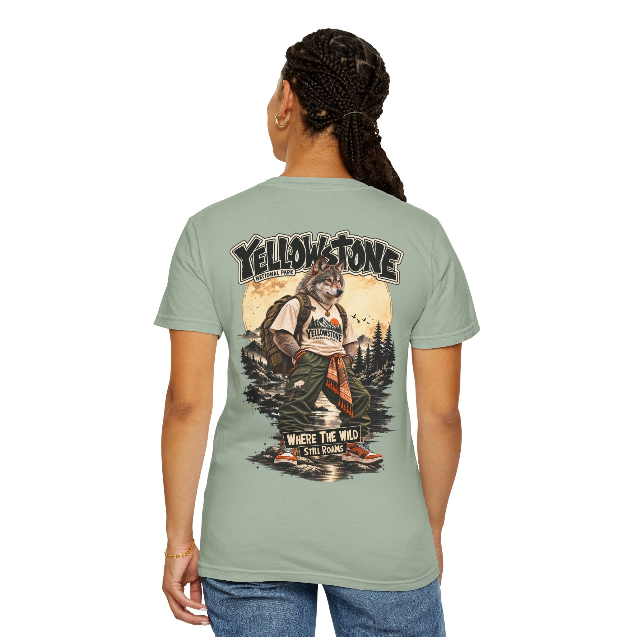 Yellowstone Wolf – Where the Wild Still Roams T-Shirt