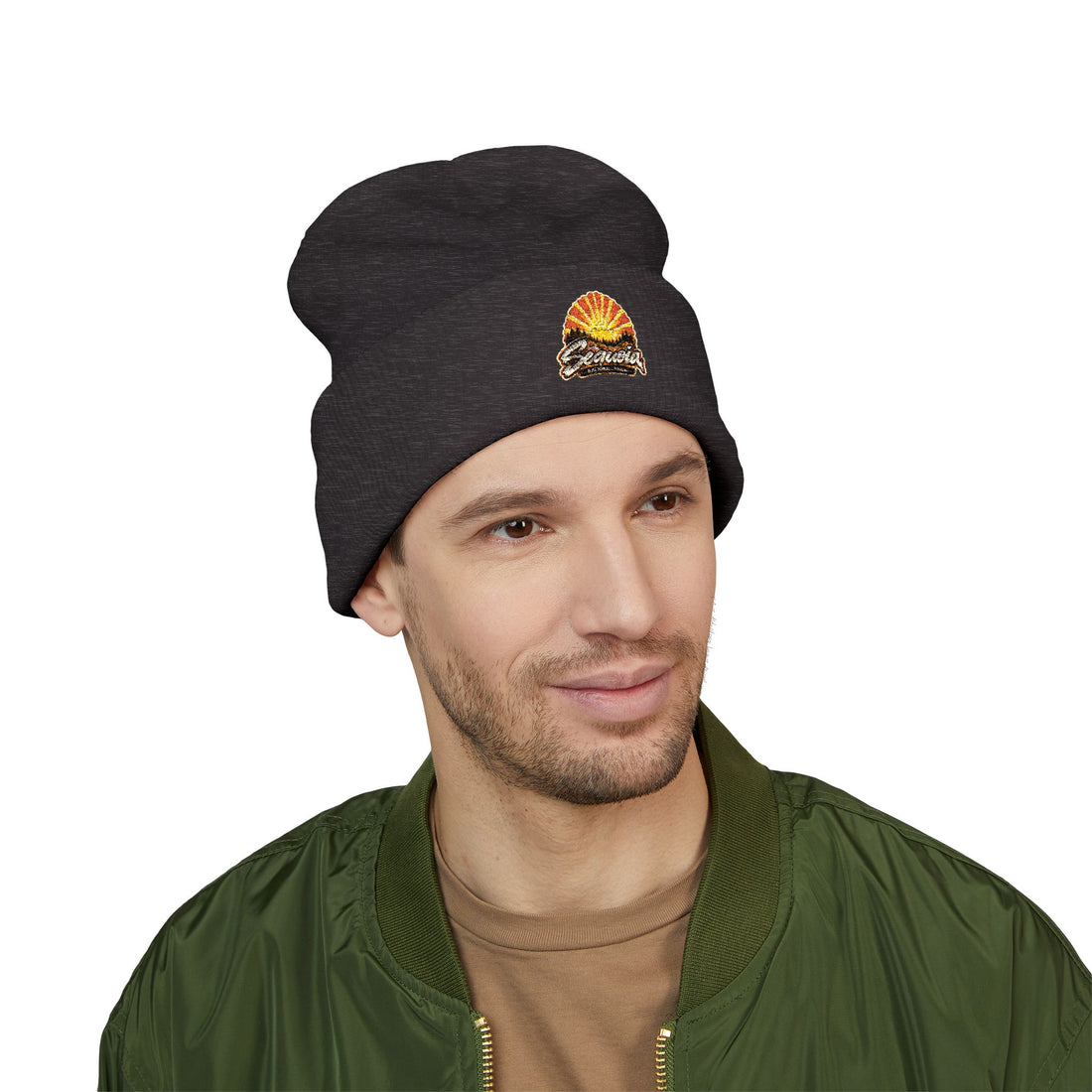 Sequoia National Park – Sun Beams Stand Tall Graphic Beanie