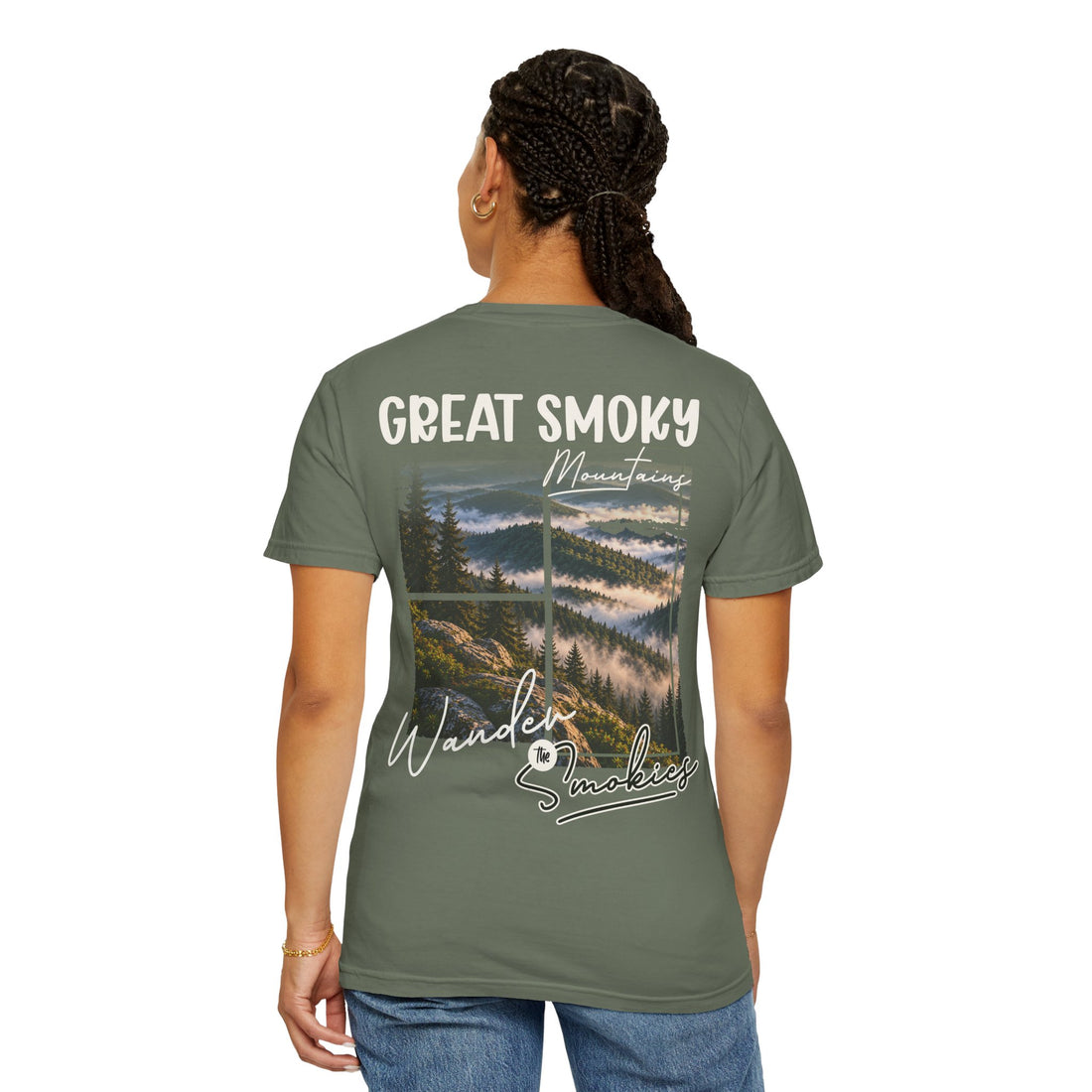 Great Smoky Mountains Misty Ridges Graphic T-Shirt