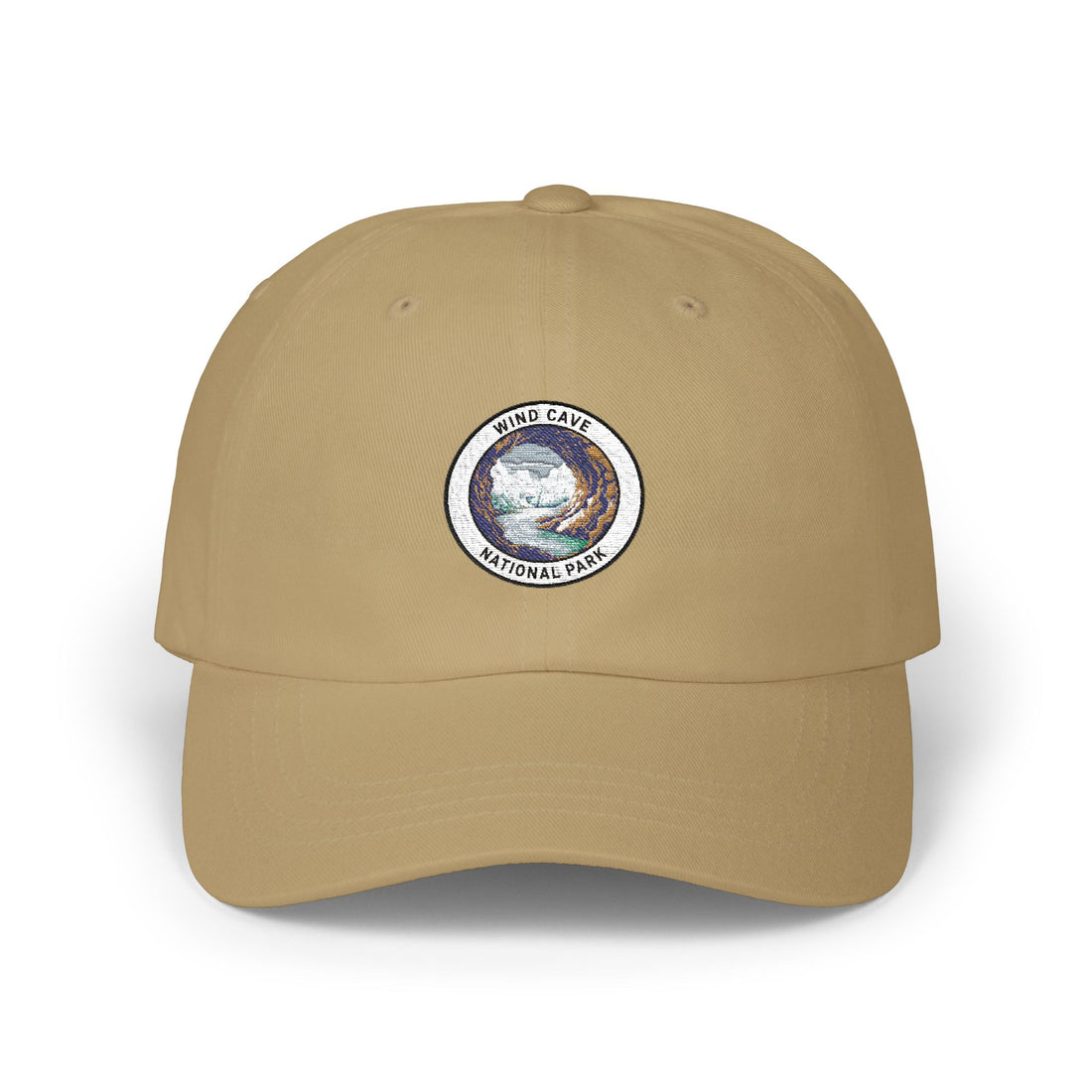 Vintage National Park Badge Dad Cap | Retro Earth Patch Hat