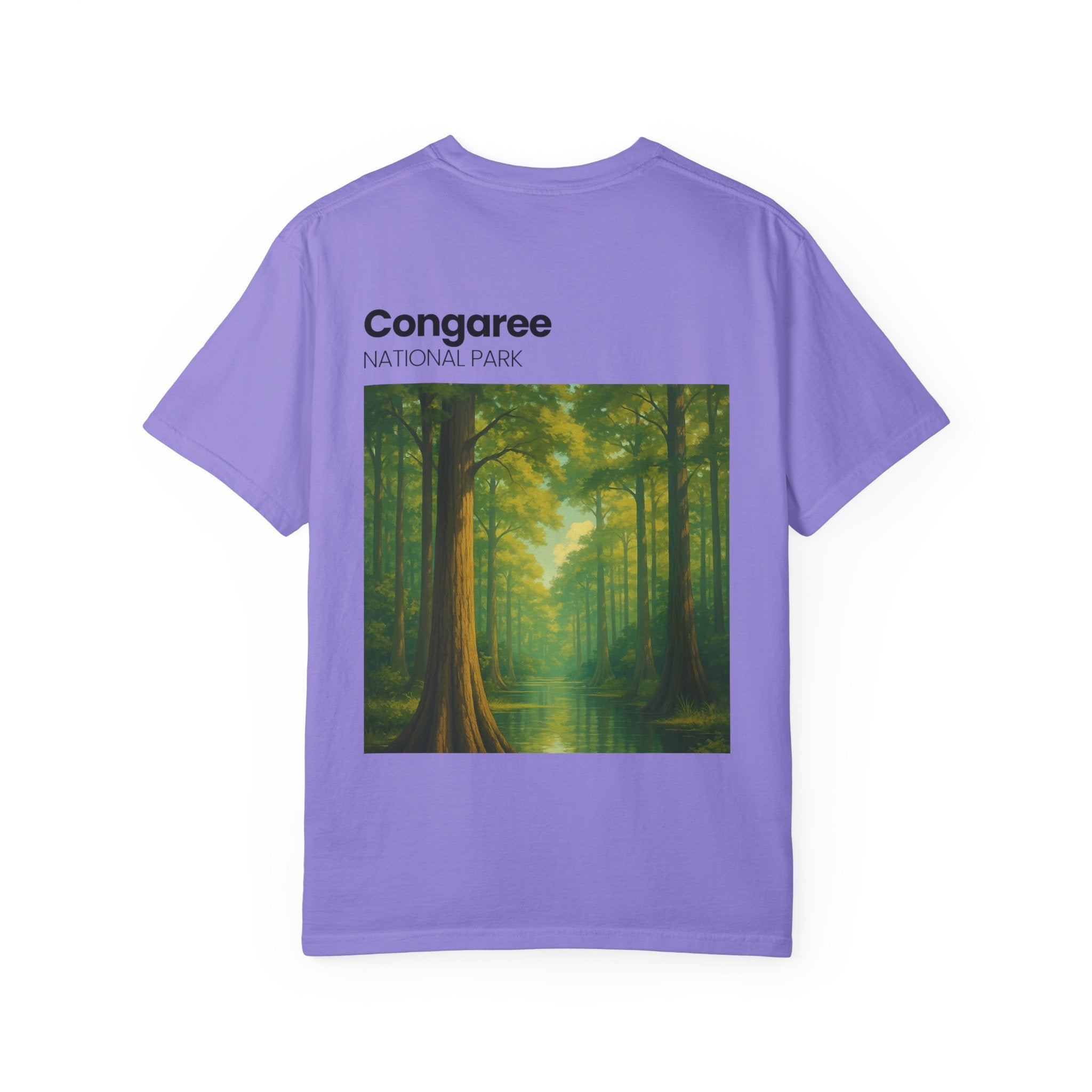 Congaree National Park forest scene T-shirt | swamp cypress nature tee