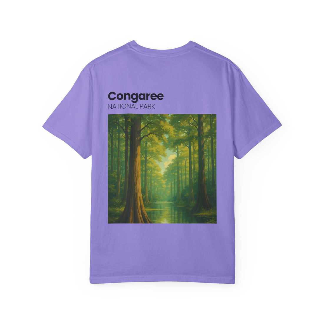 Congaree National Park forest scene T-shirt | swamp cypress nature tee