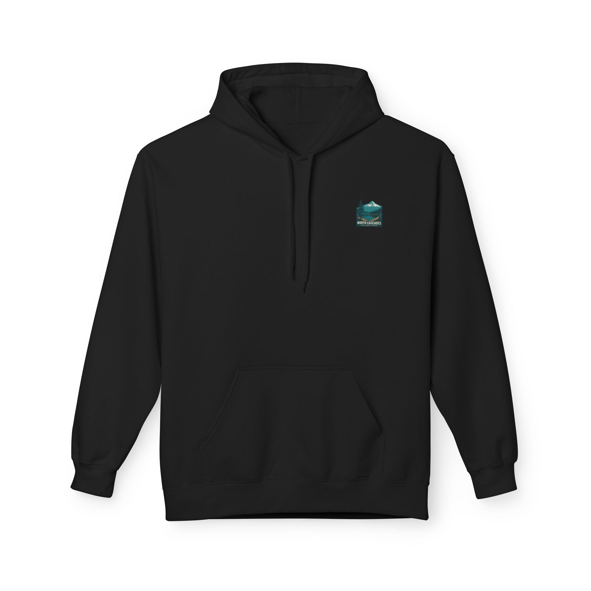 North Cascades National Park mountain art Hoodie | vintage landscape pullover