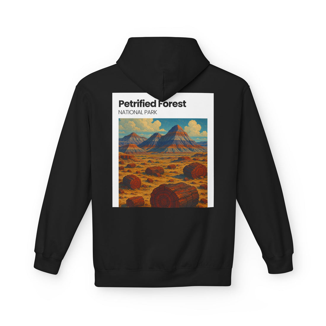 Petrified Forest National Park Hoodie | Vintage Desert Landscape