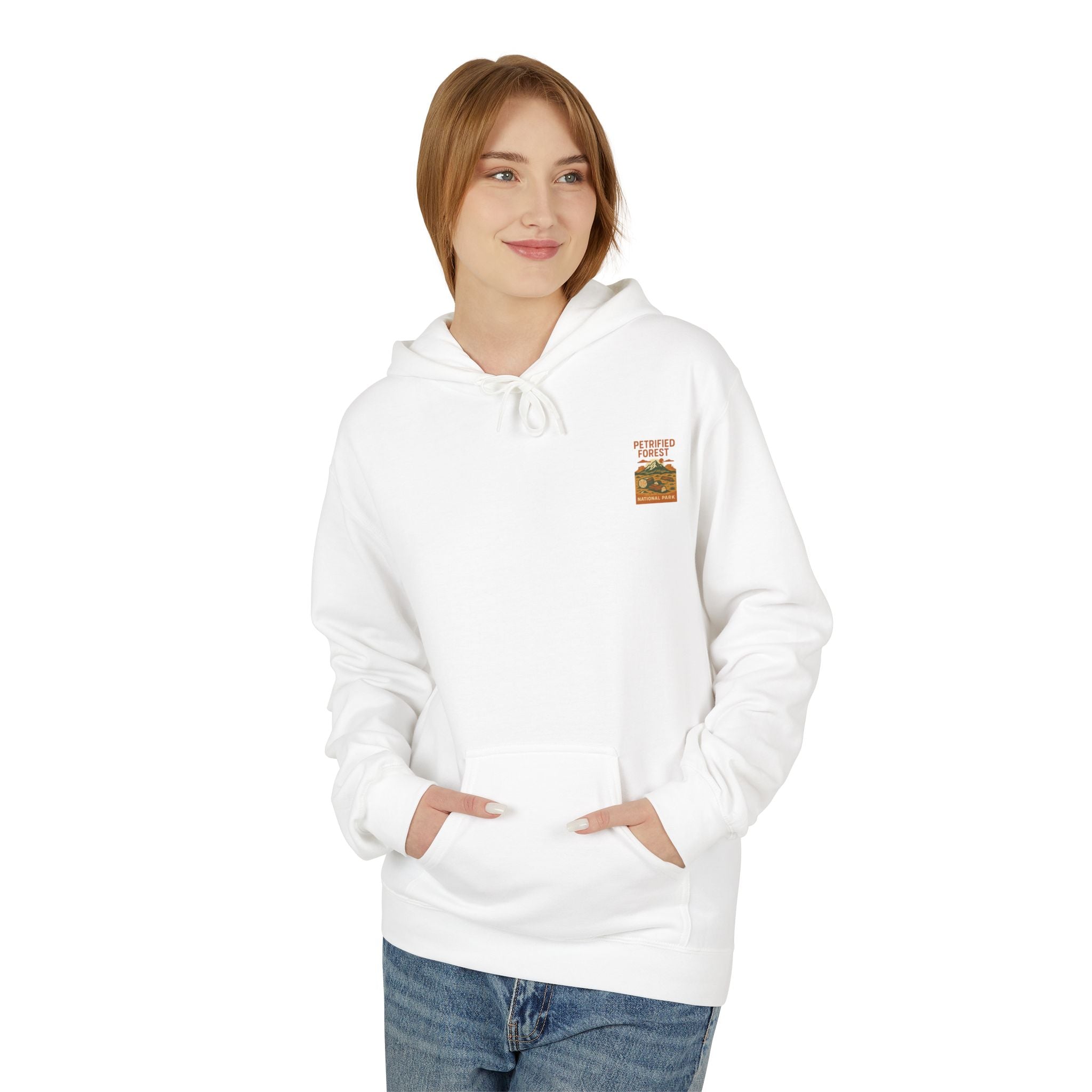 Petrified Forest National Park Hoodie | Vintage Desert Landscape