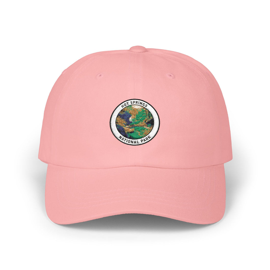 Hot Springs National Park round patch Dad Cap | Vintage National Park hat