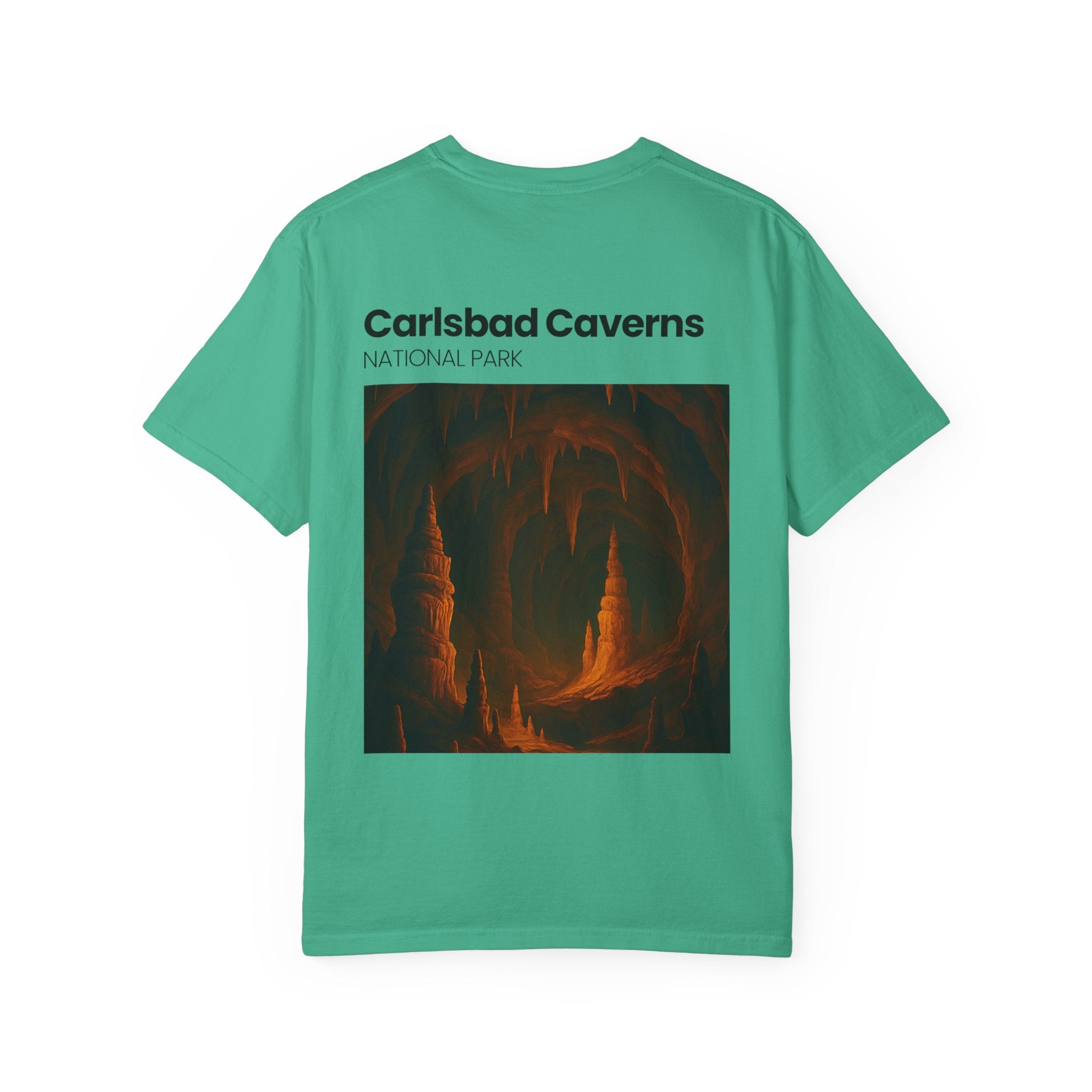 Carlsbad Caverns National Park Cave Art T-Shirt | Stalactite Stalagmite Print