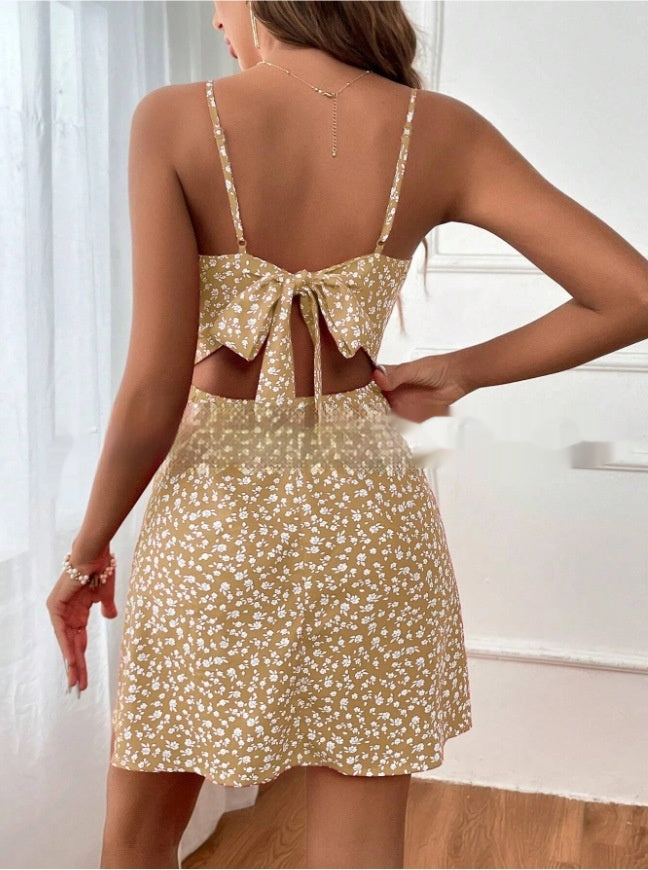 Sling Mini Dress Beach Vacation