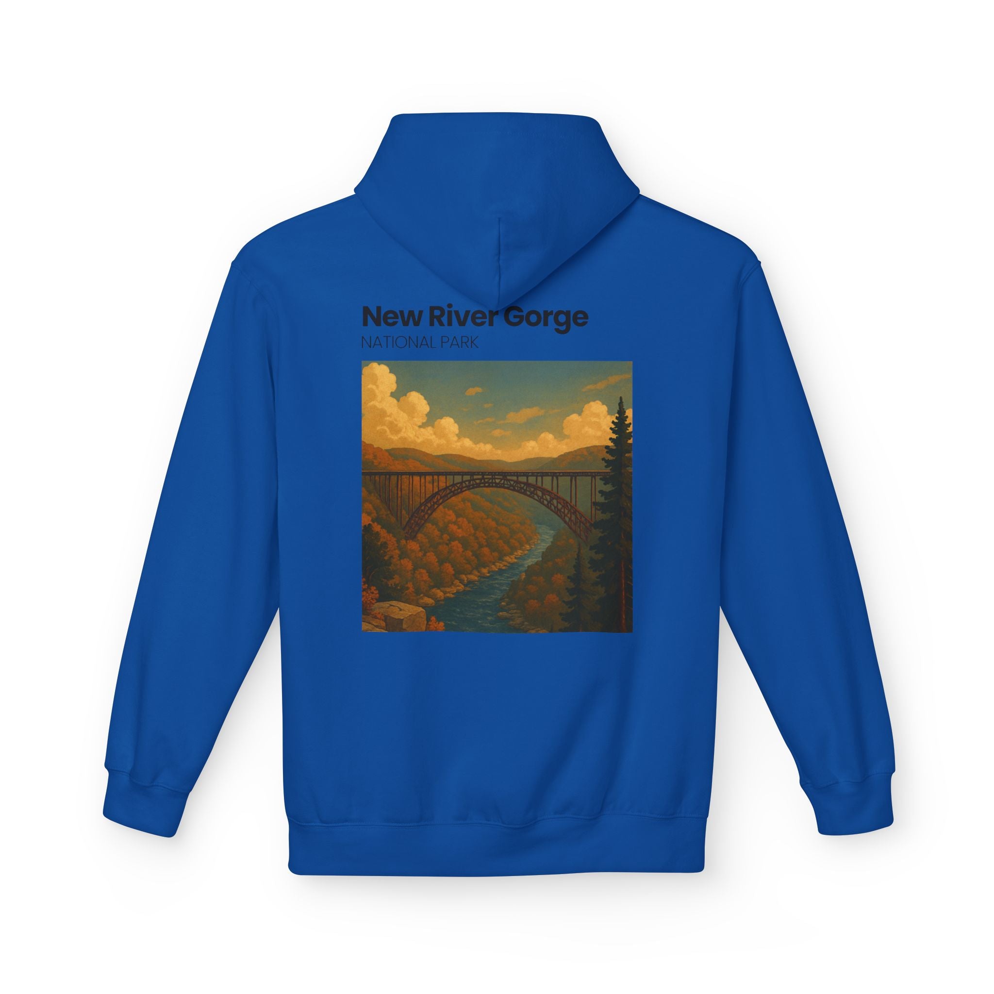 New River Gorge National Park hoodie | Scenic Bridge Landscape Pullover