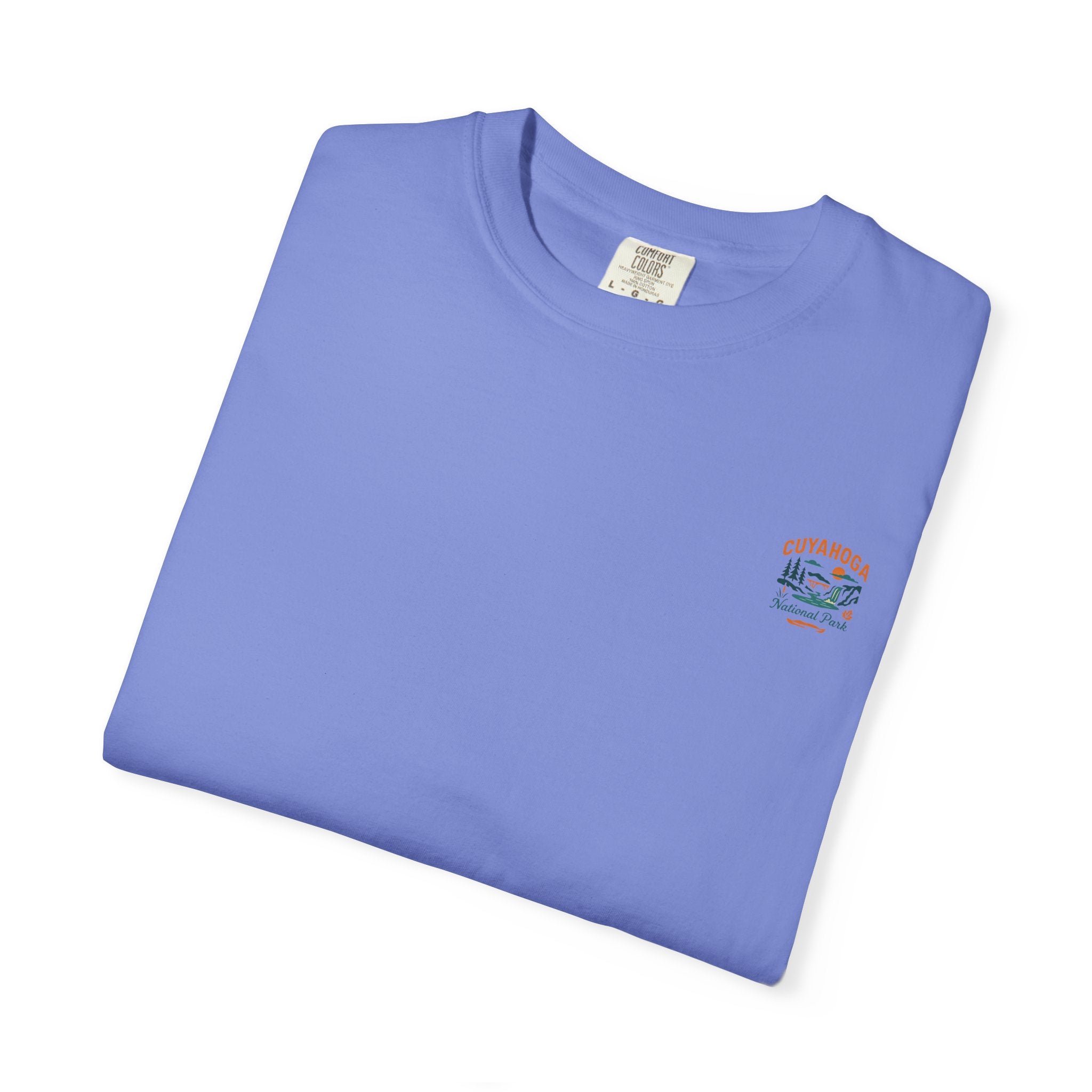 Cuyahoga Valley Waterfall Illustration T-Shirt | National Park Landscape