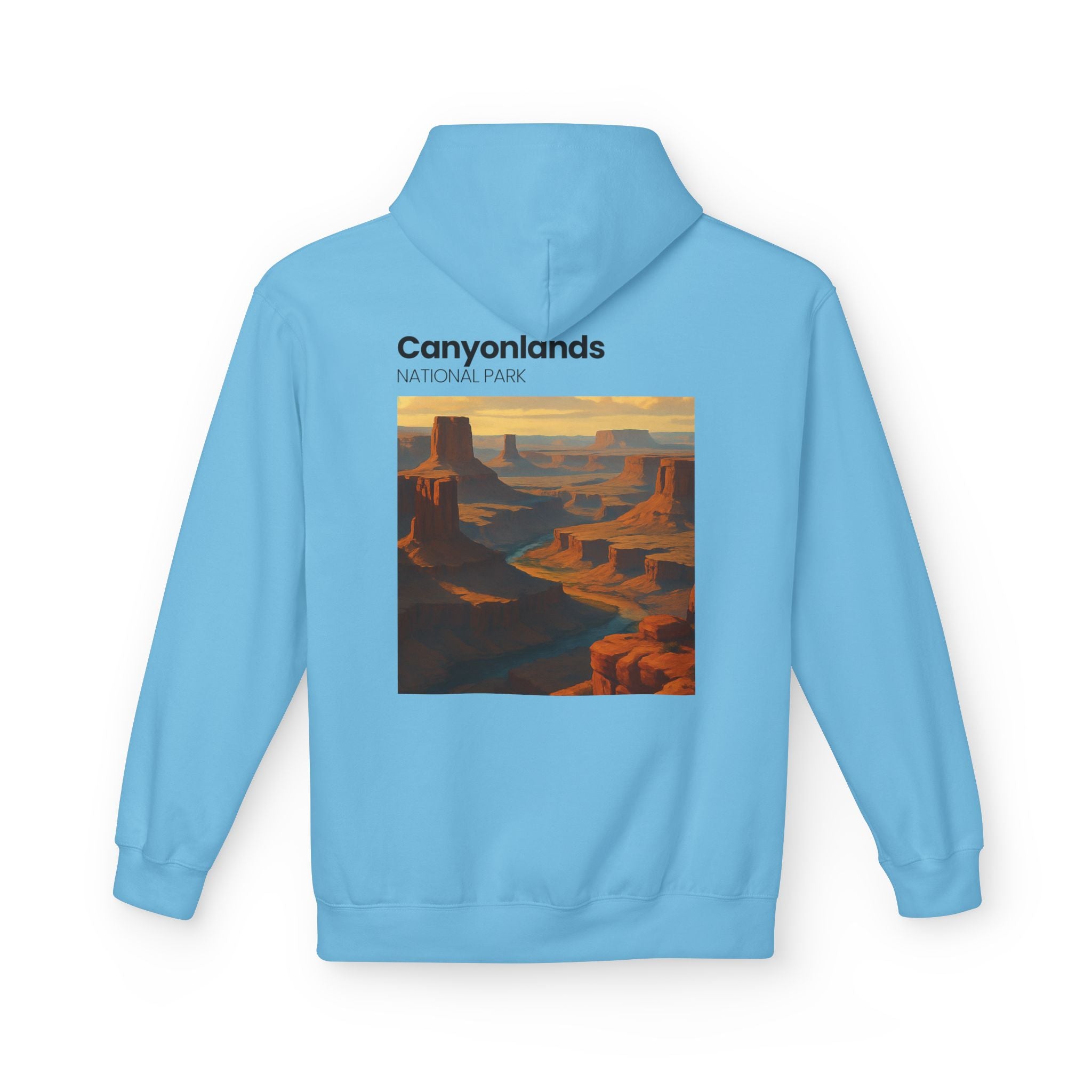 Canyonlands National Park landscape Hoodie | Retro desert canyon art
