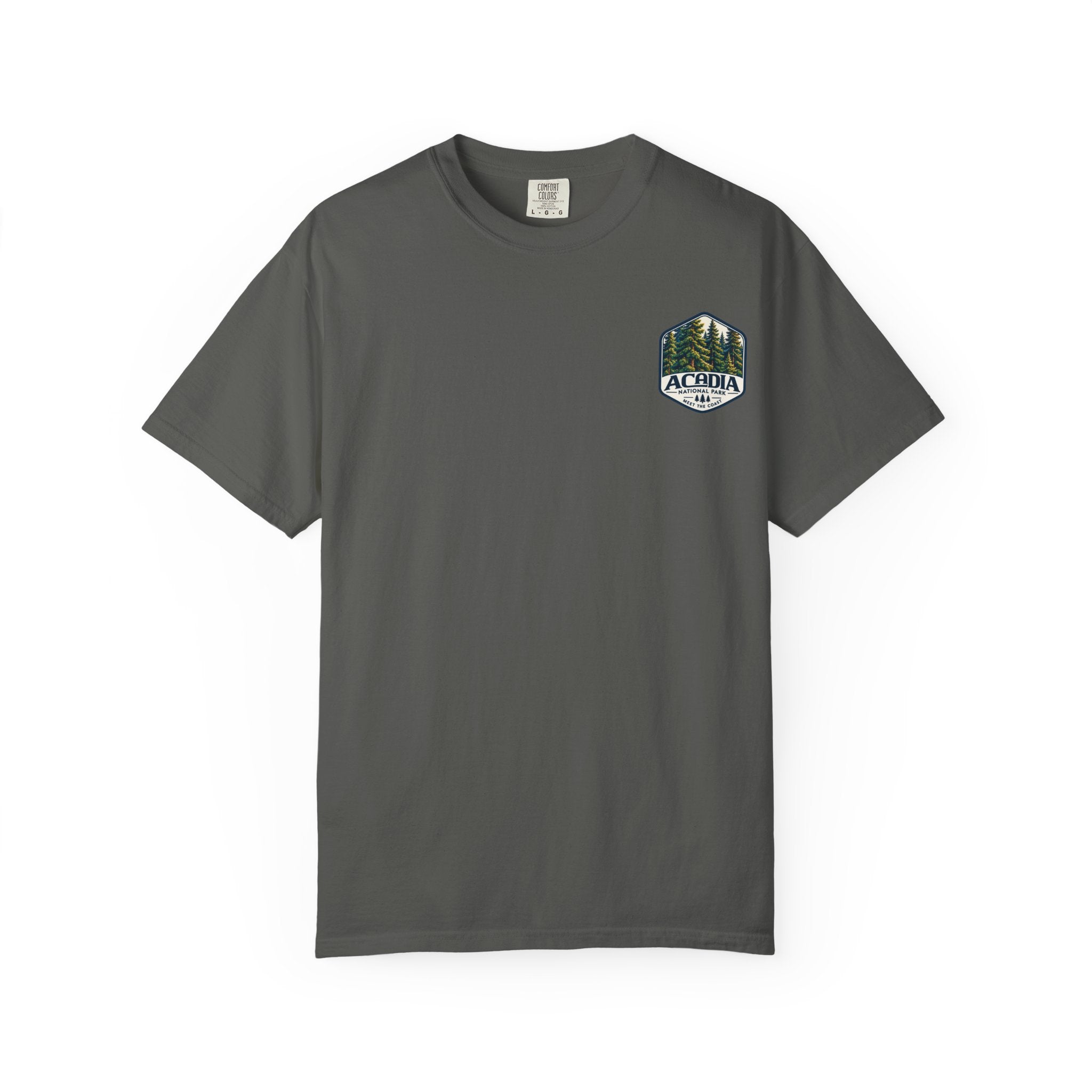 Acadia National Park Pine Trees Graphic T-Shirt