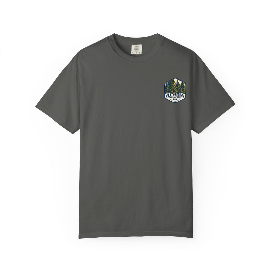 Acadia National Park Pine Trees Graphic T-Shirt
