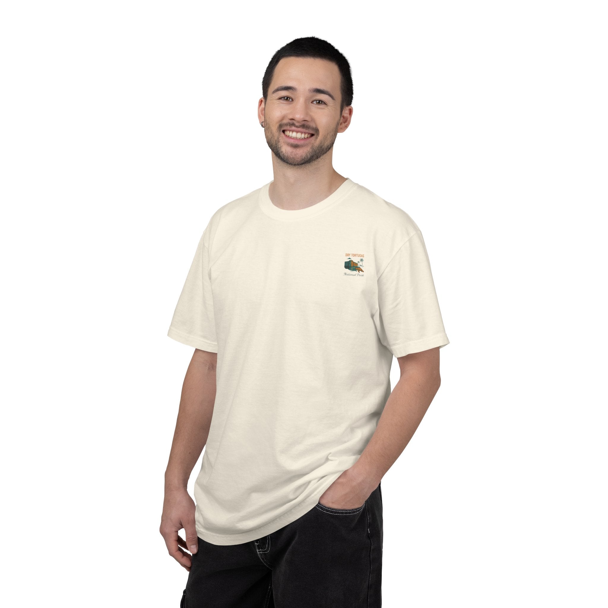 Dry Tortugas National Park Poster T-shirt | Vintage Fort Illustration