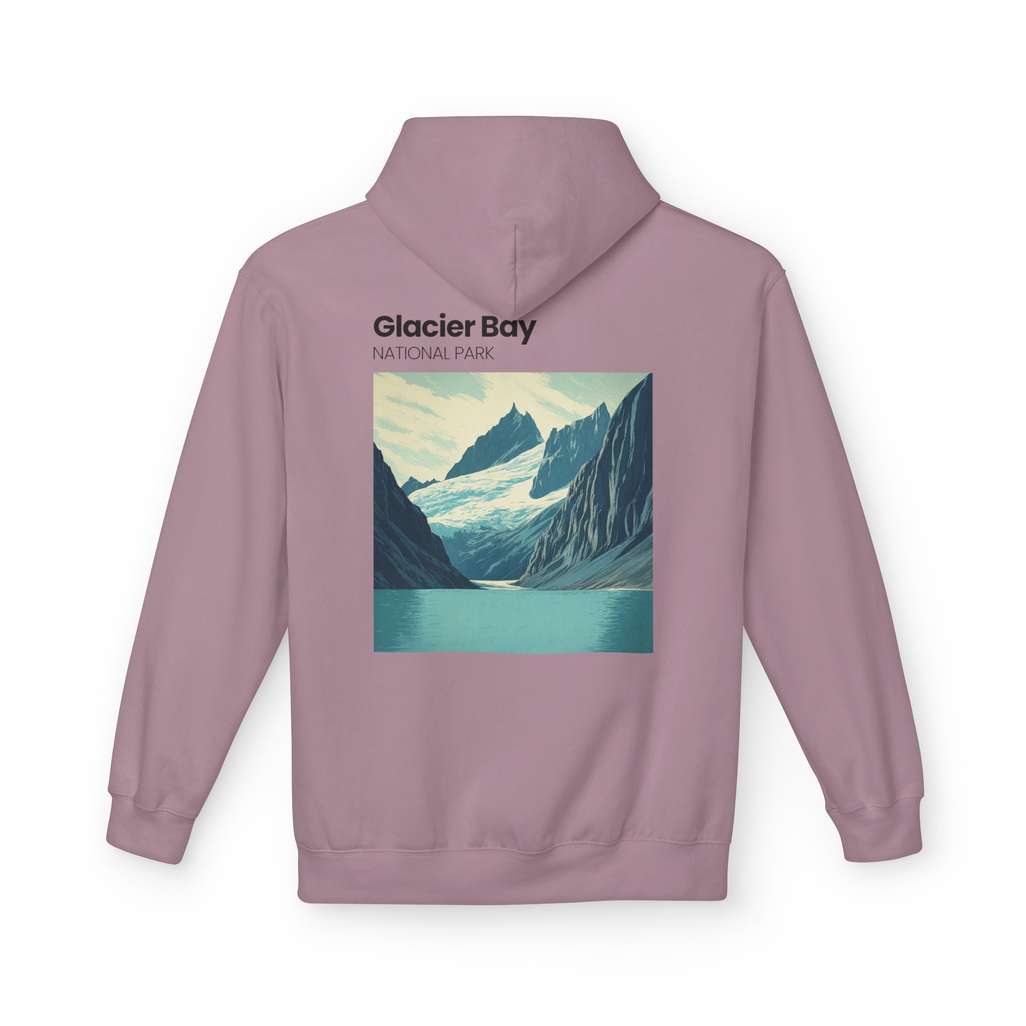 Vintage Wave Surf Patch Hoodie | Small Chest Graphic, Coastal Vibes