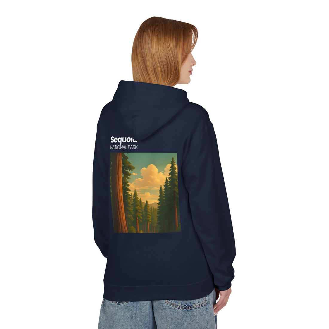 Sequoia National Park Vintage Poster Hoodie | Forest Landscape Sweatshirt
