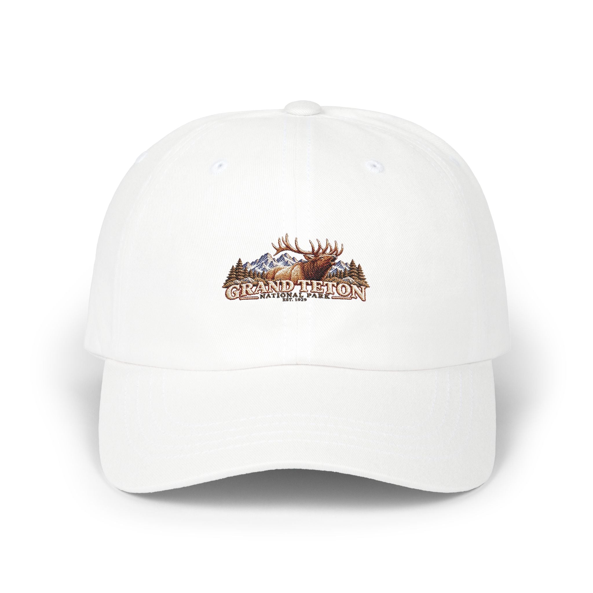 Grand Teton National Park Elk Dad Cap