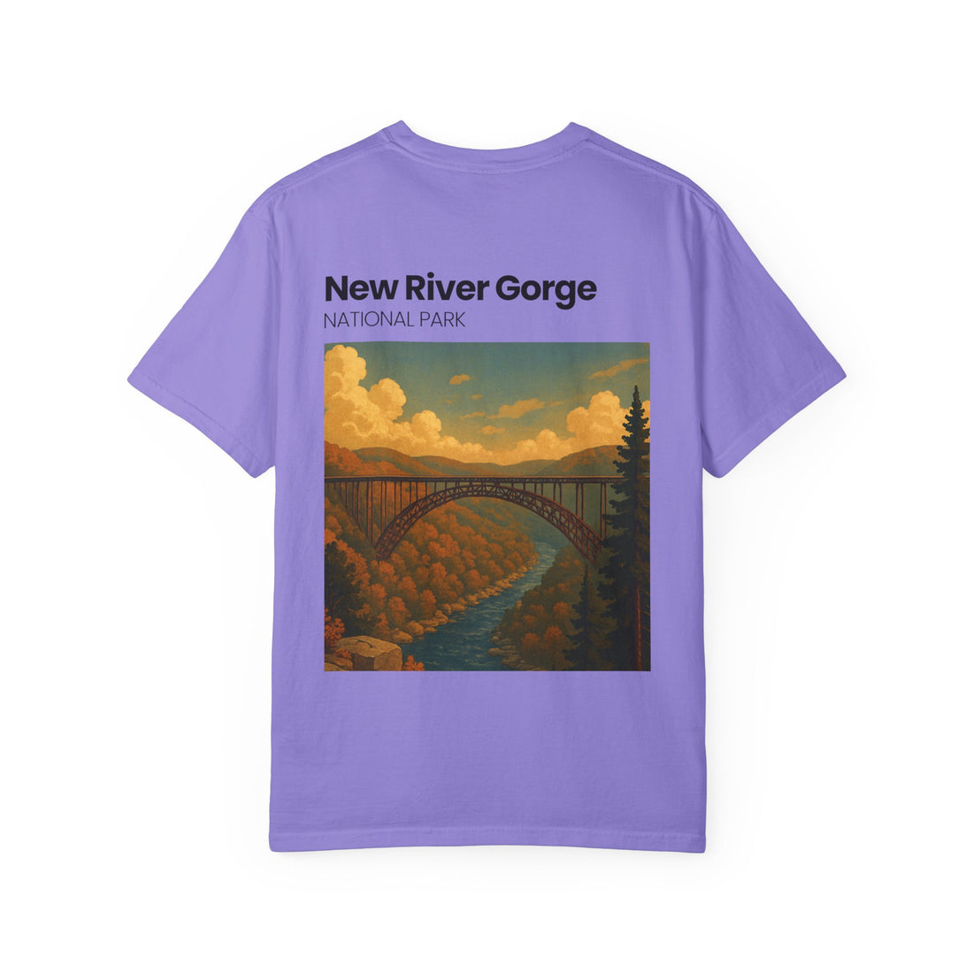 New River Gorge National Park Bridge T-Shirt | Vintage Landscape Tee