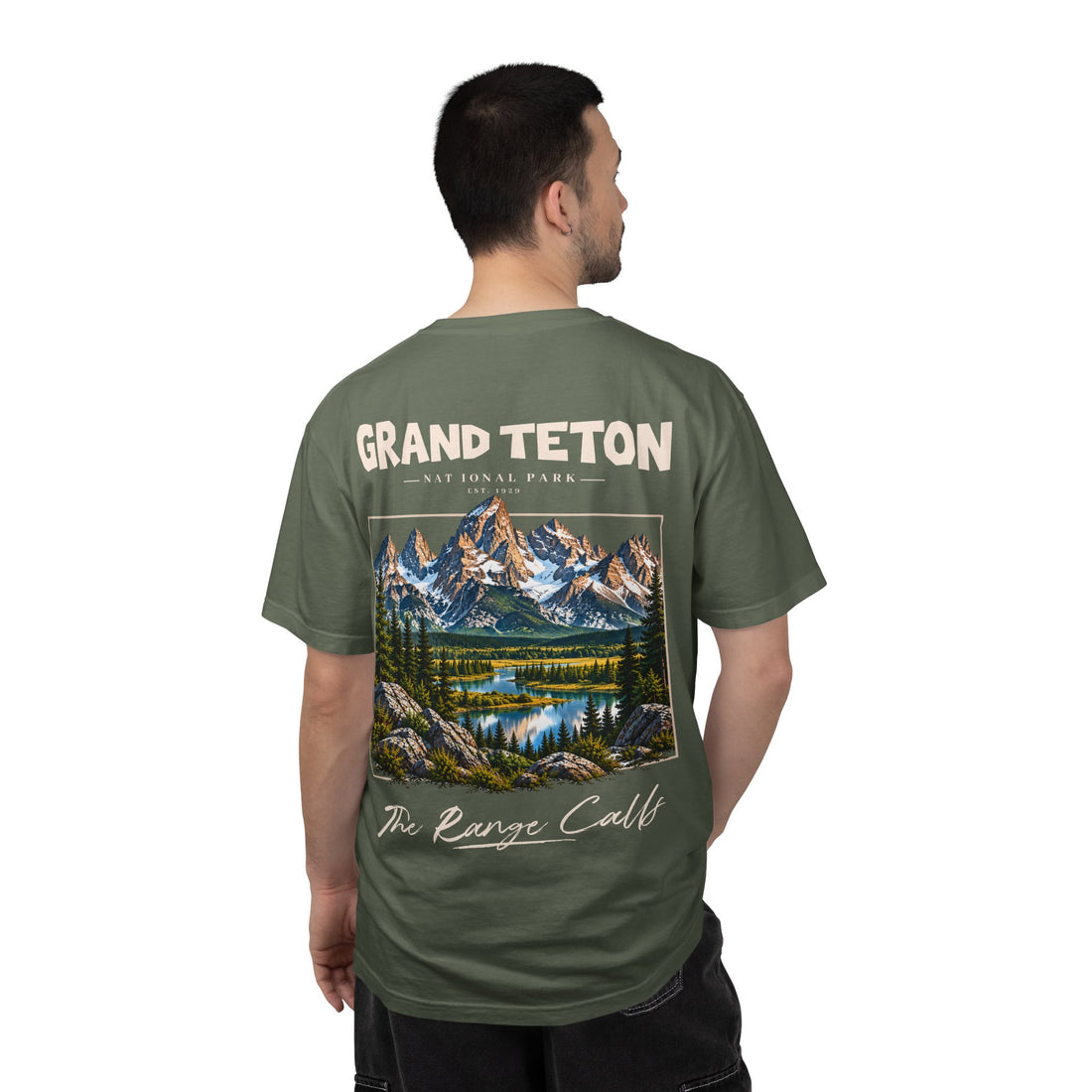 Grand Teton National Park Teton Peaks Graphic T-Shirt