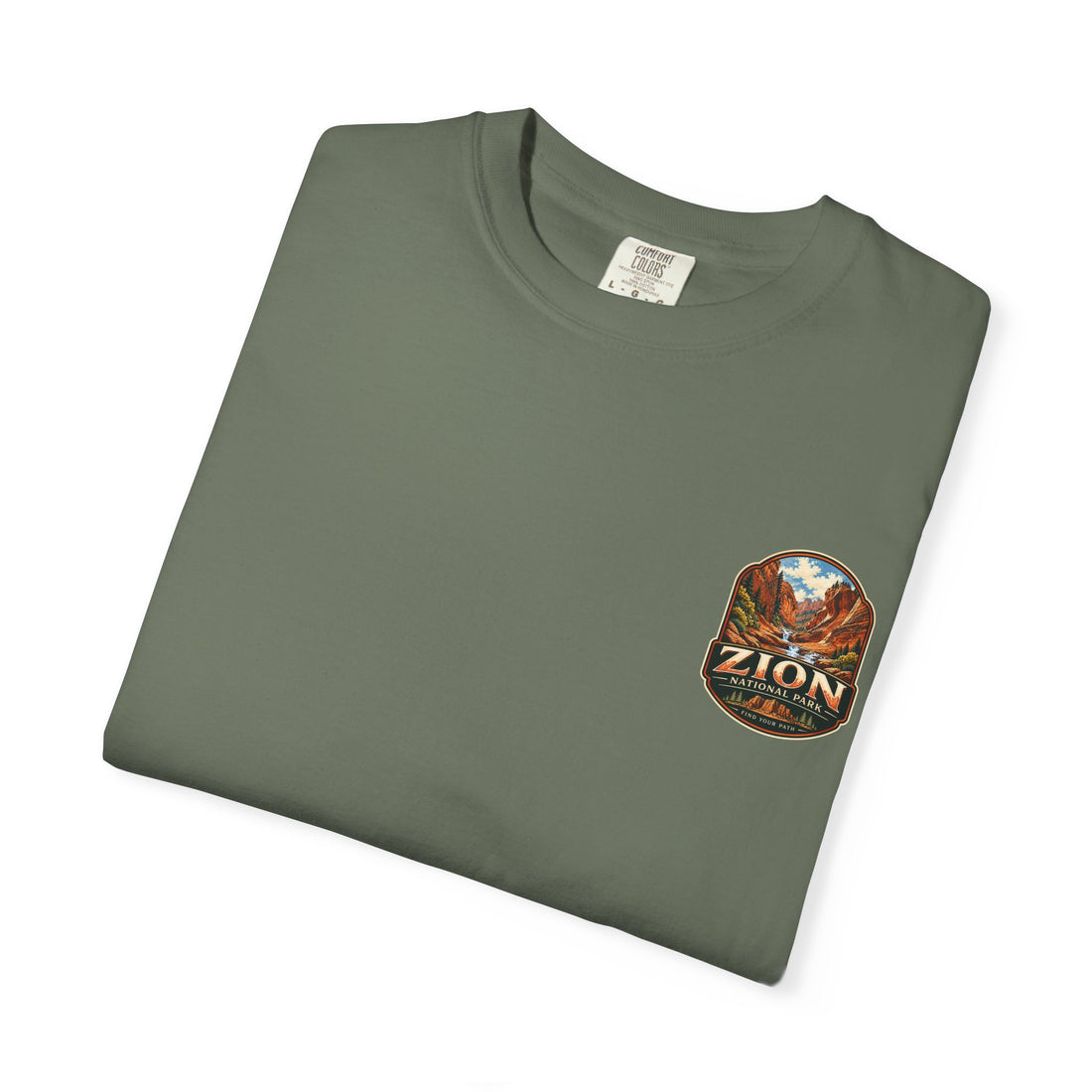Red Cliffs Zion National Park Vintage Graphic T-Shirt