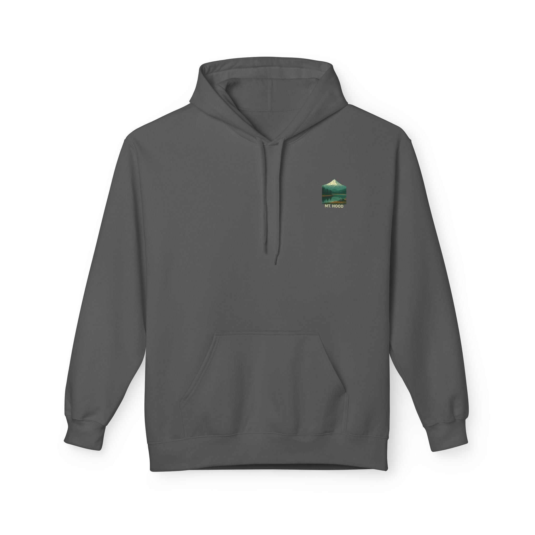Mt. Hood National Park landscape Hoodie | Vintage mountain poster design