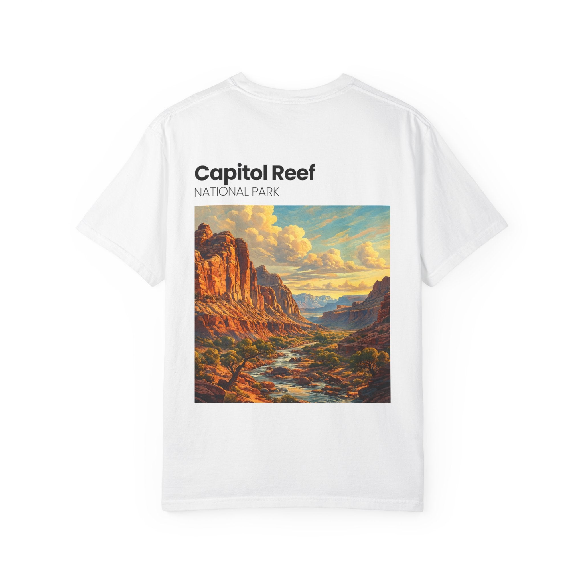 Capitol Reef National Park landscape T-Shirt | Scenic Utah canyon tee