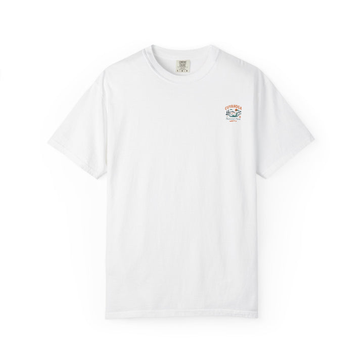 Cuyahoga Valley Waterfall Illustration T-Shirt | National Park Landscape