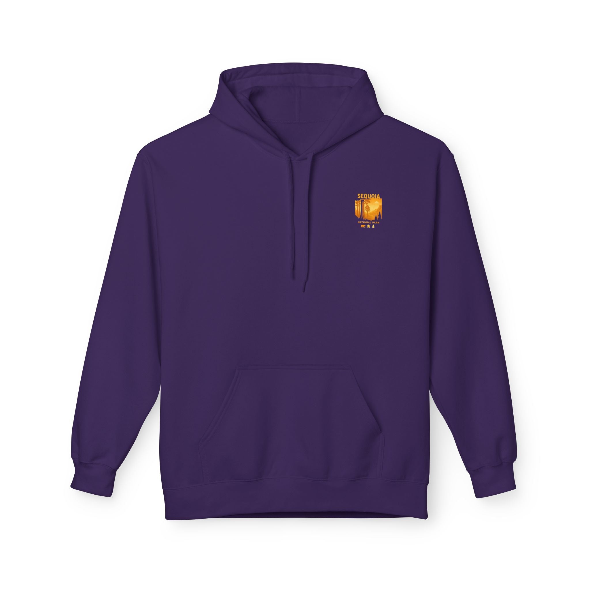 Sequoia National Park Vintage Poster Hoodie | Forest Landscape Sweatshirt