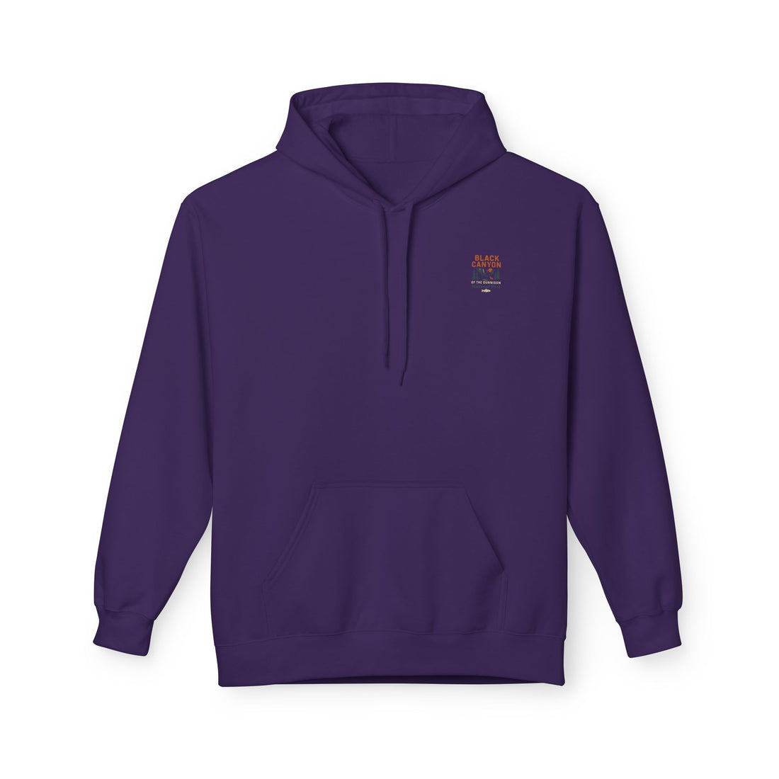 Black Canyon National Park Hoodie | Vintage Canyon Sunset Illustration