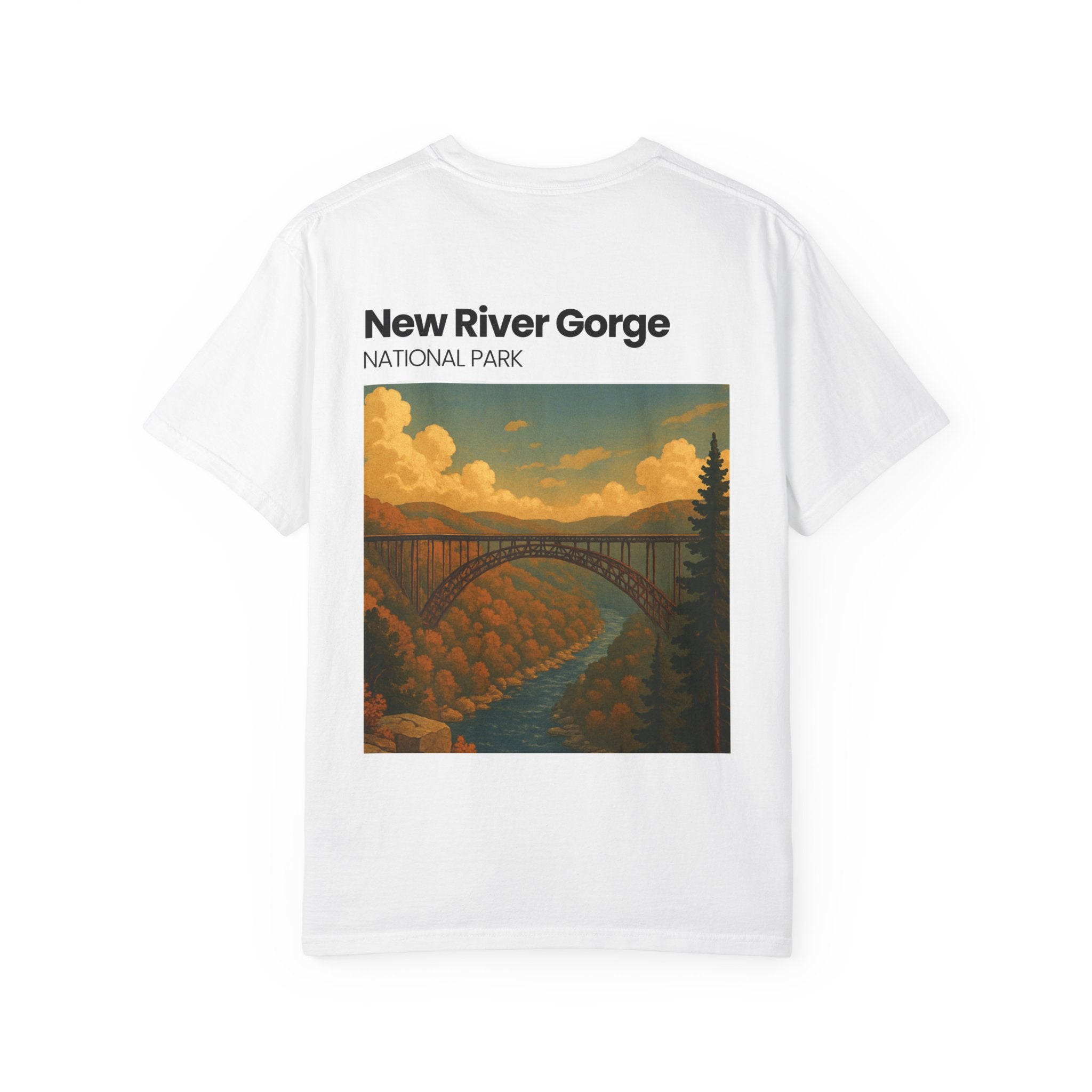 New River Gorge National Park Bridge T-Shirt | Vintage Landscape Tee