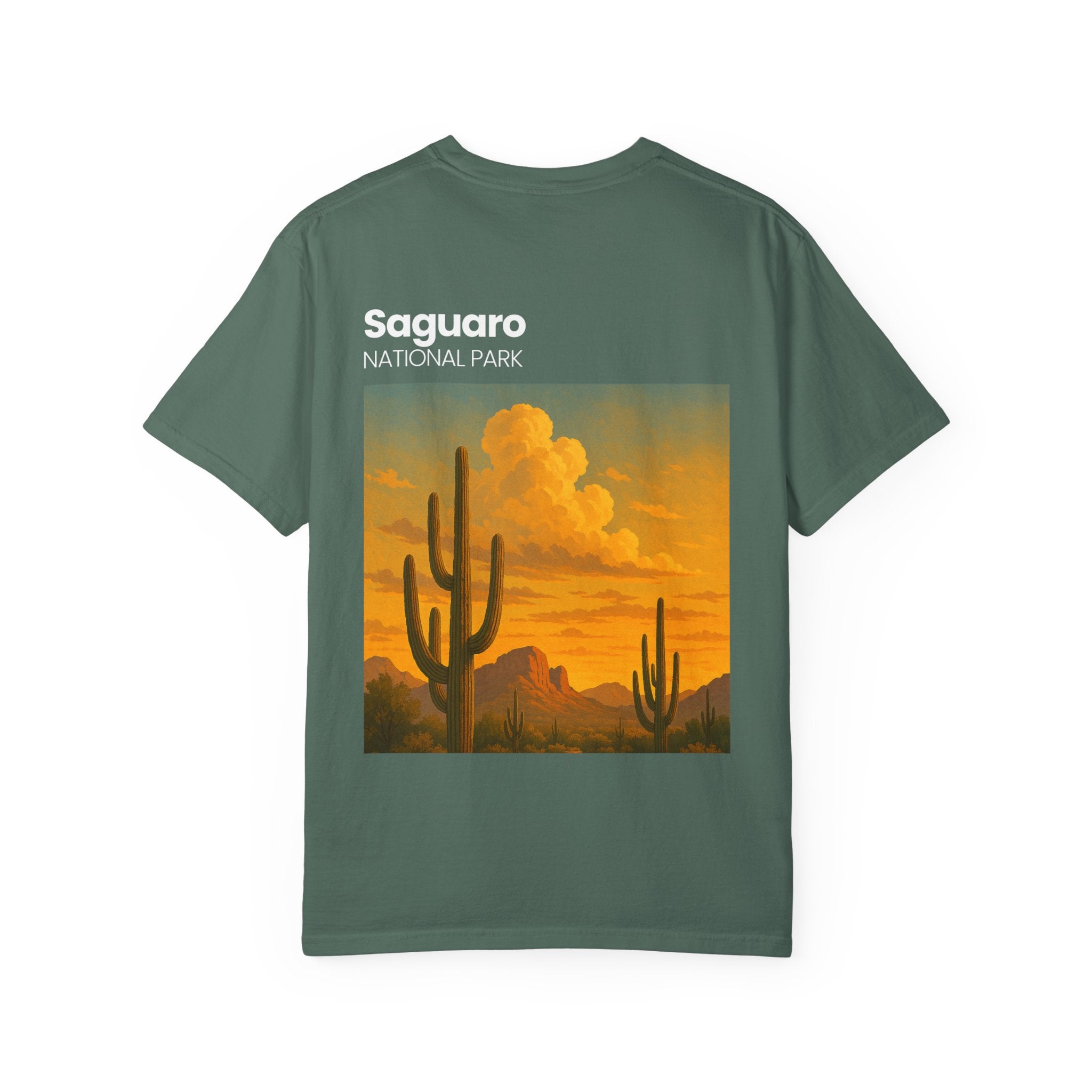 Saguaro National Park Sunset T-Shirt | Desert Cactus Graphic