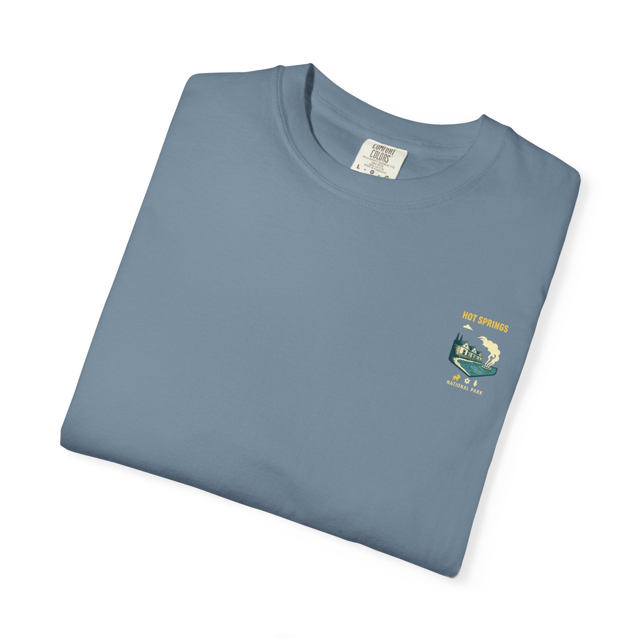 Hot Springs National Park graphic T-shirt | Scenic Hot Spring Illustration