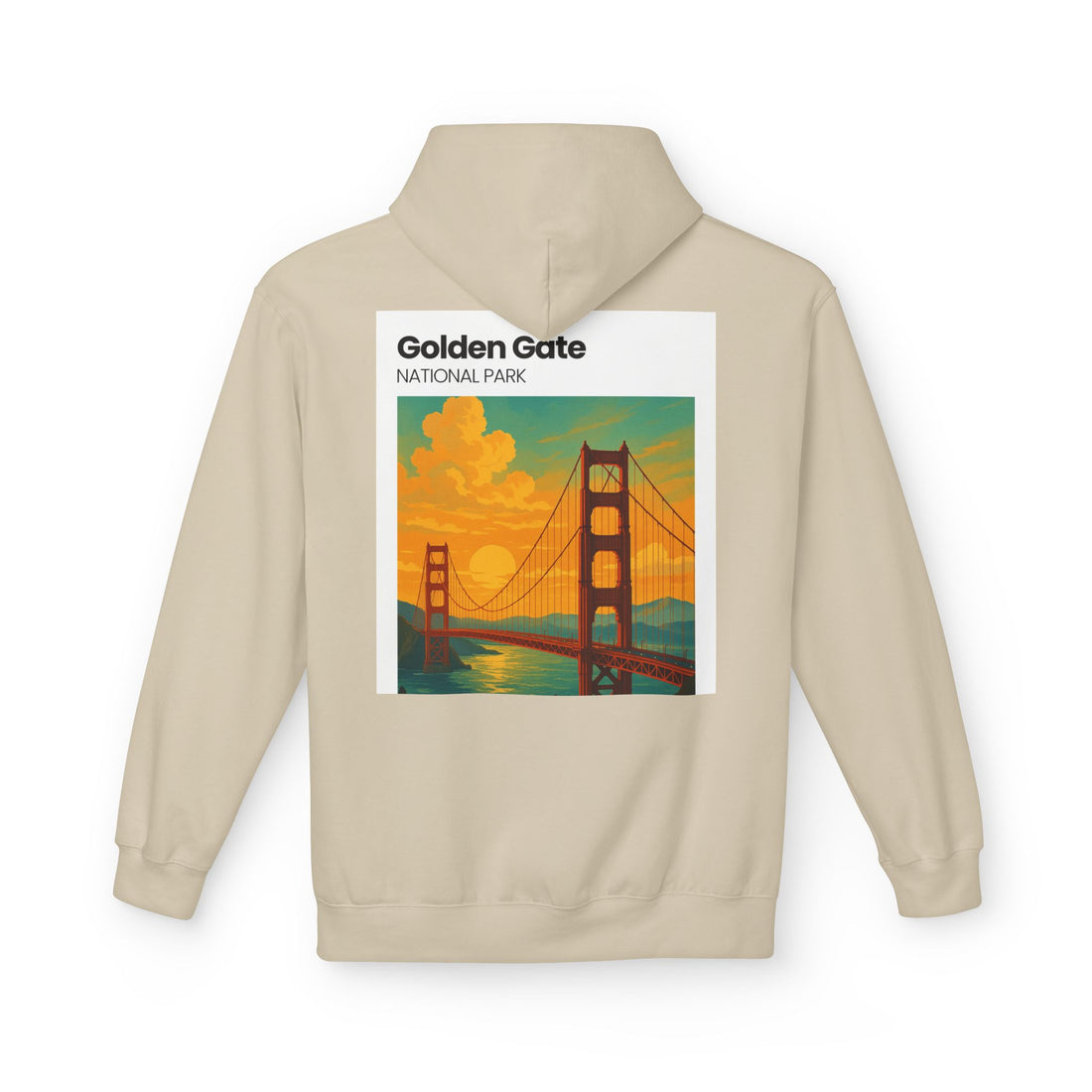 Golden Gate National Park illustration Hoodie | Golden Gate Bridge travel sweatshirt