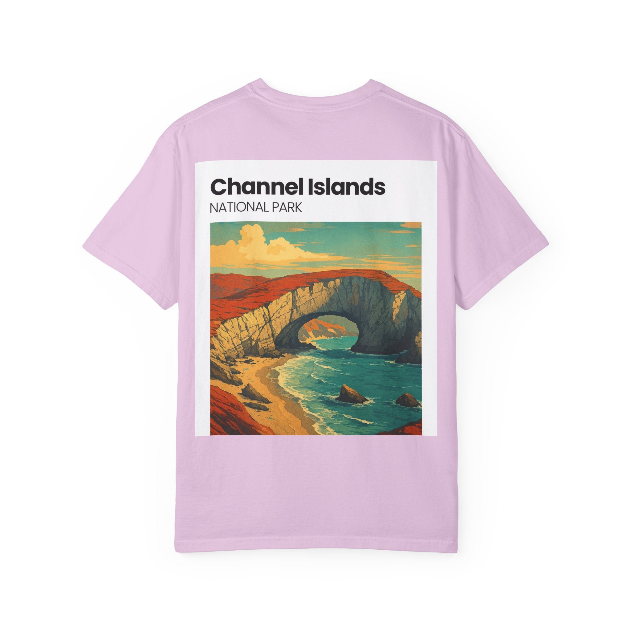 Channel Islands National Park Vintage Poster T-shirt | Coastal Landscape Tee