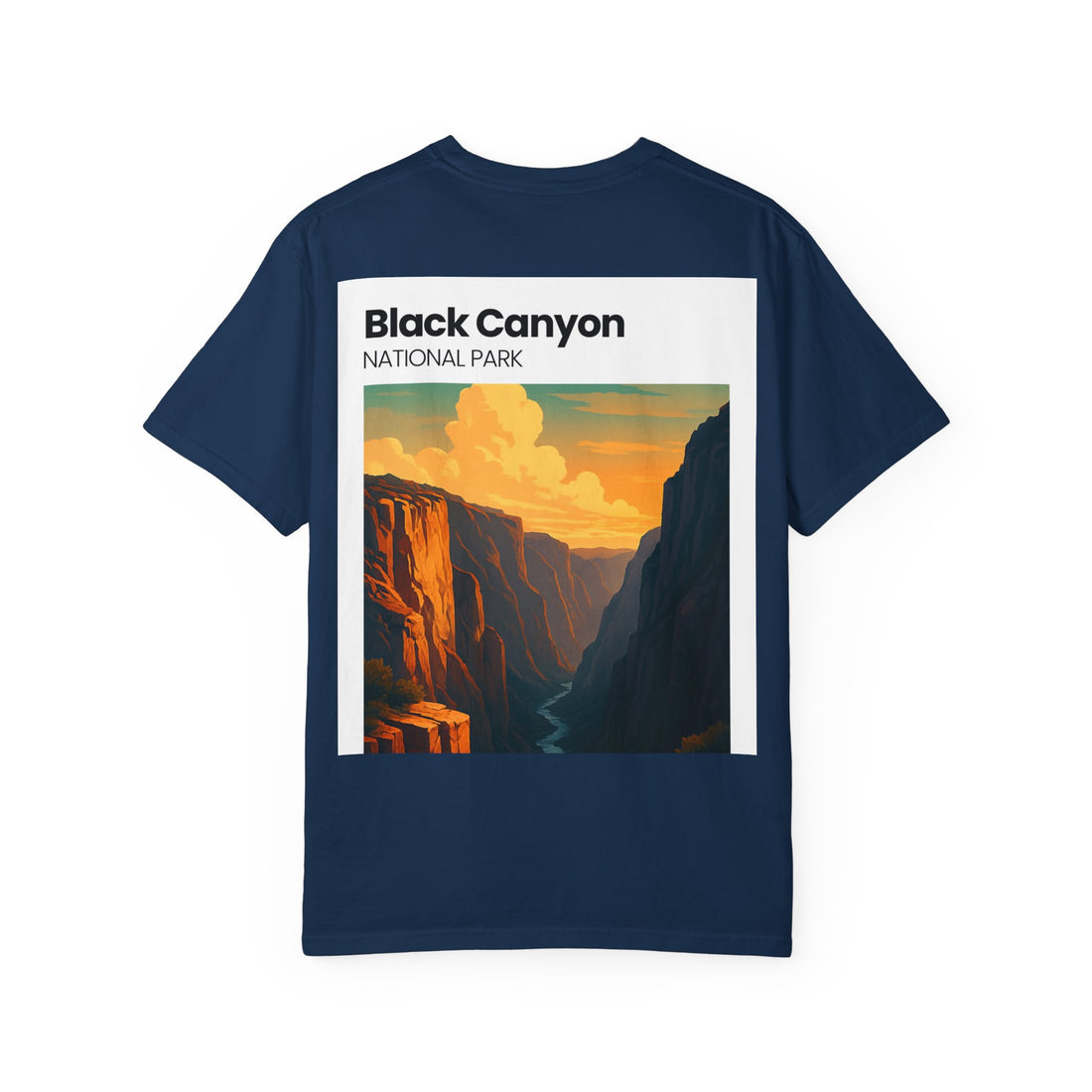 Black Canyon National Park landscape T-Shirt | Canyon Sunset Vista design