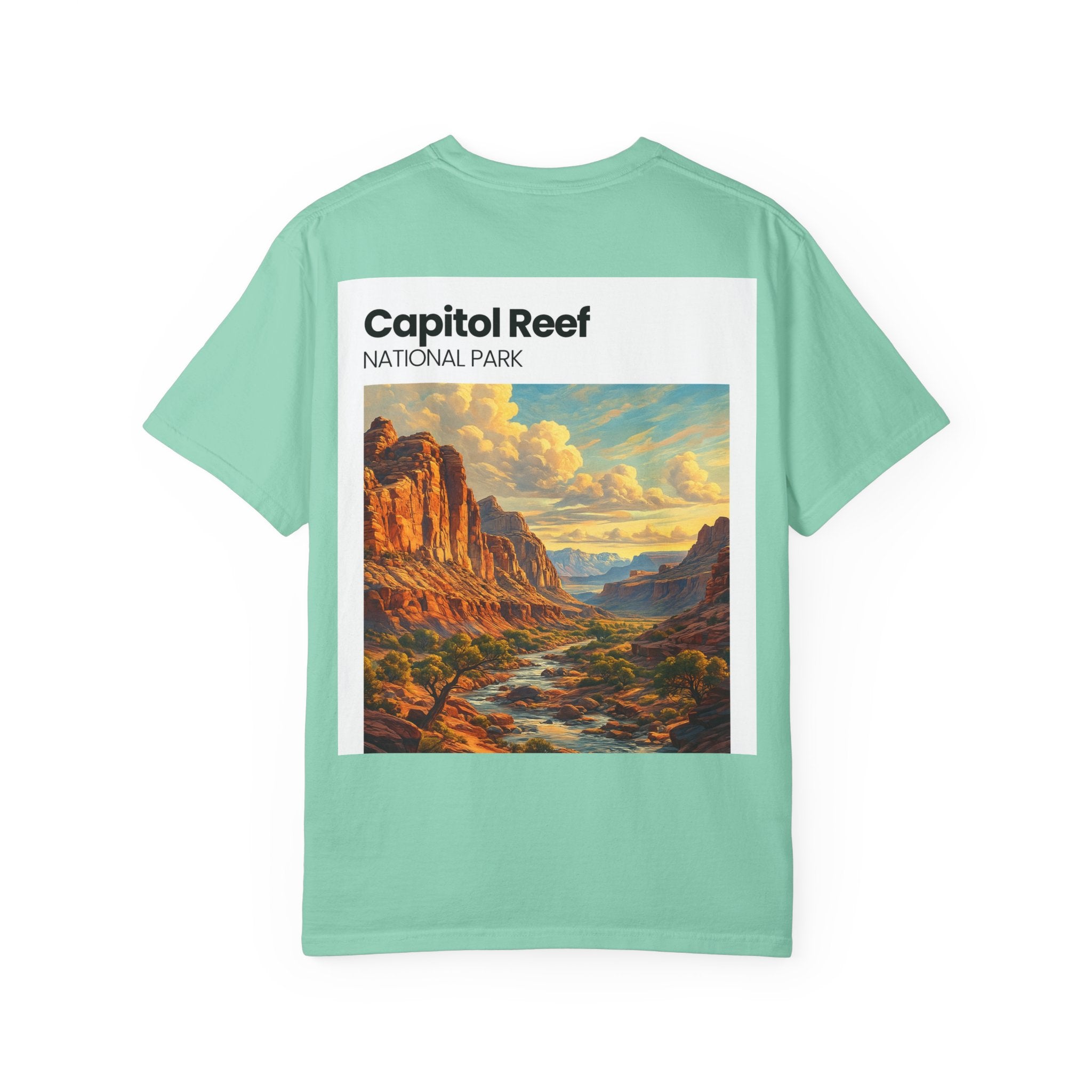 Capitol Reef National Park landscape T-Shirt | Scenic Utah canyon tee