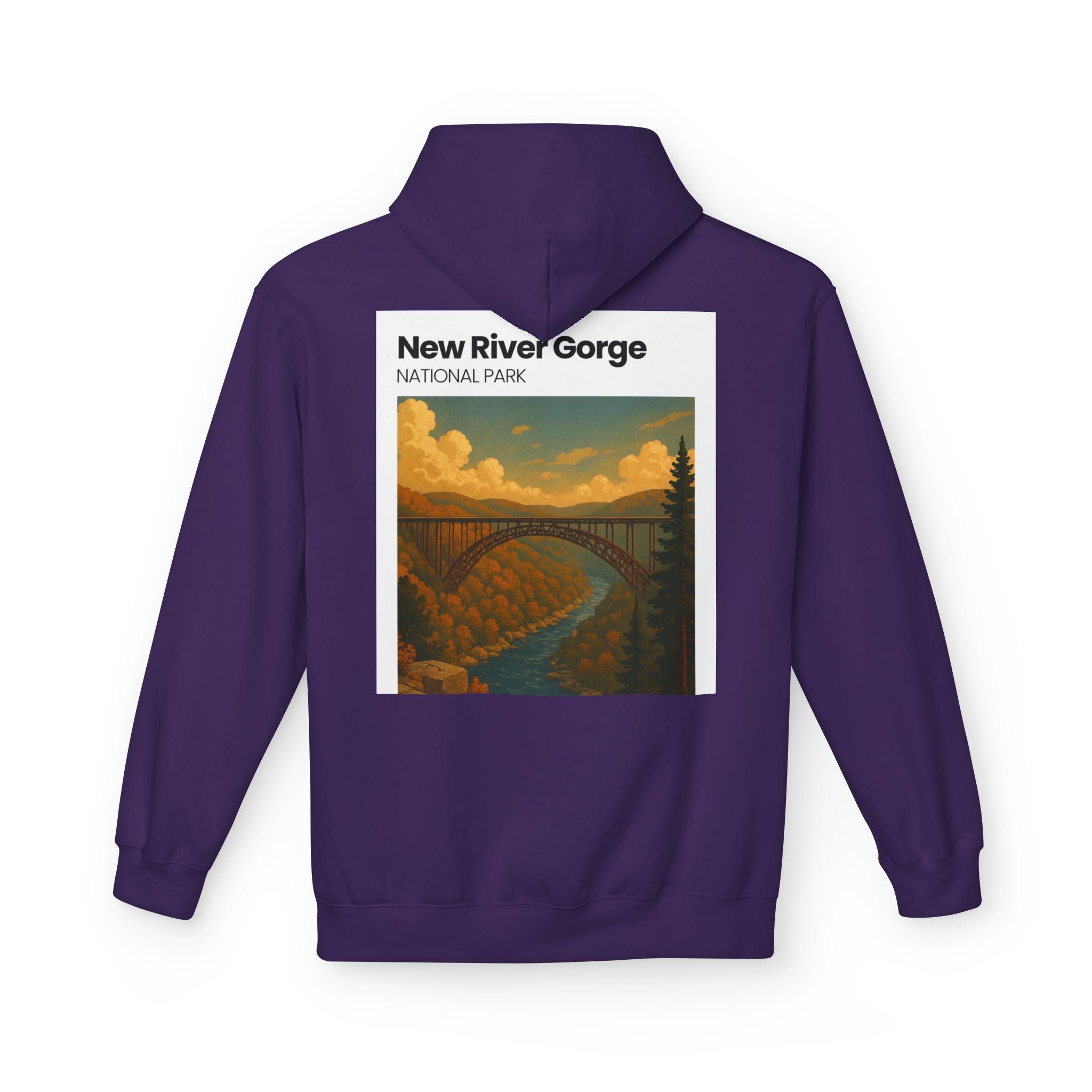 New River Gorge National Park hoodie | Scenic Bridge Landscape Pullover