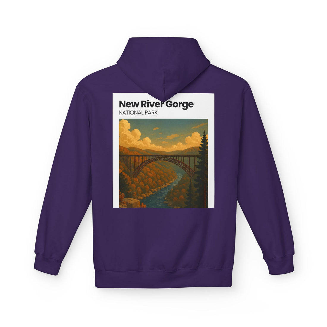 New River Gorge National Park hoodie | Scenic Bridge Landscape Pullover