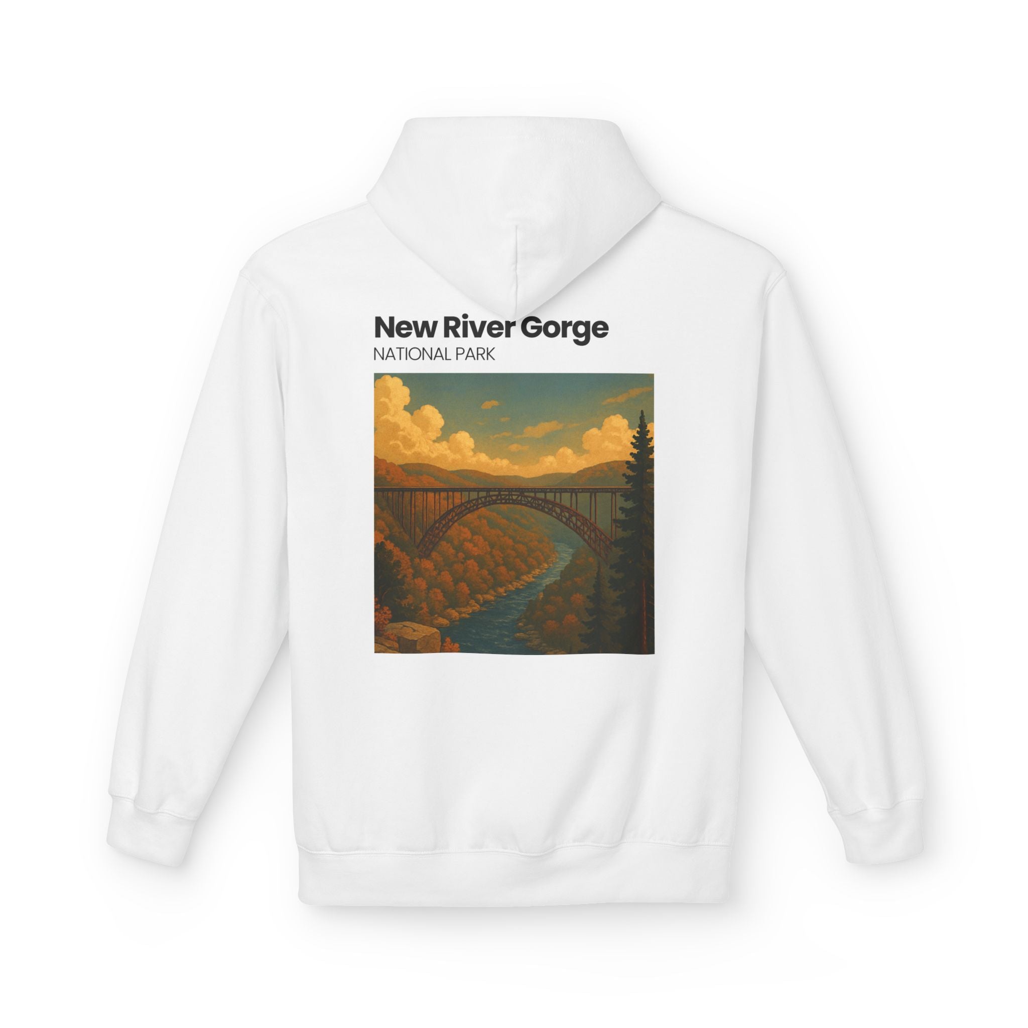New River Gorge National Park hoodie | Scenic Bridge Landscape Pullover