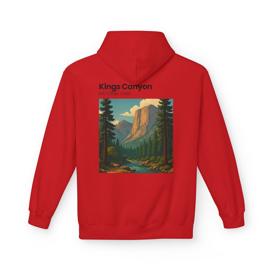Kings Canyon National Park Hoodie | Vintage Landscape Graphic