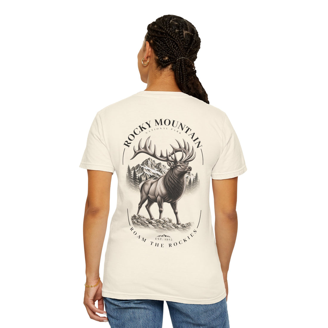 Rocky Mountain National Park Elk Graphic T-Shirt