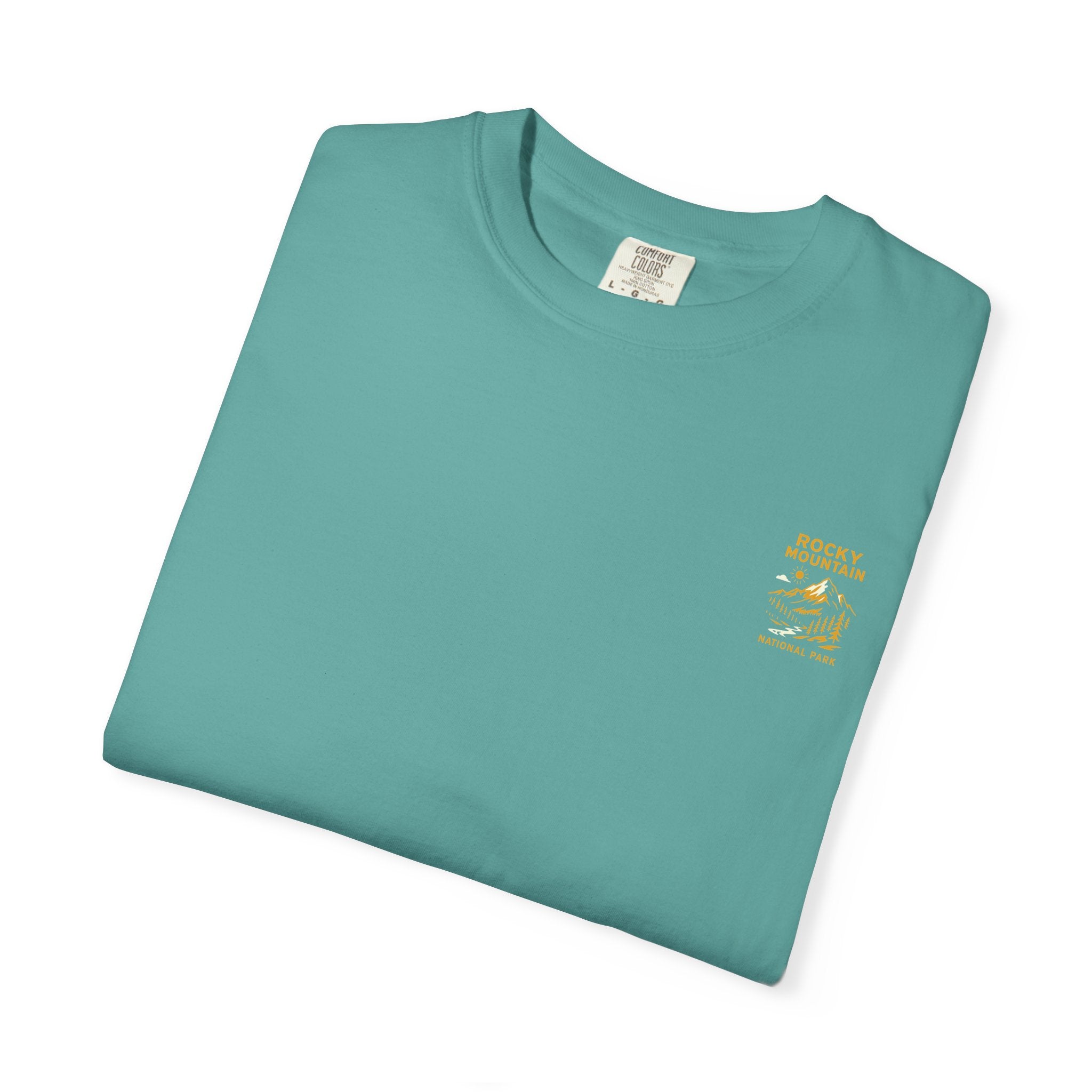 Rocky Mountain National Park Vintage Poster T-shirt | Mountain Landscape Tee