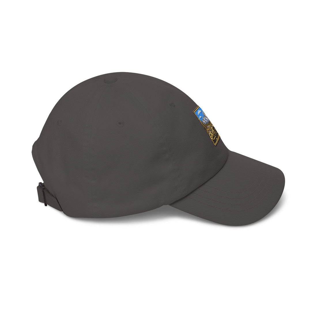 Grand Teton National Park Teton Peaks Square Logo Dad Cap
