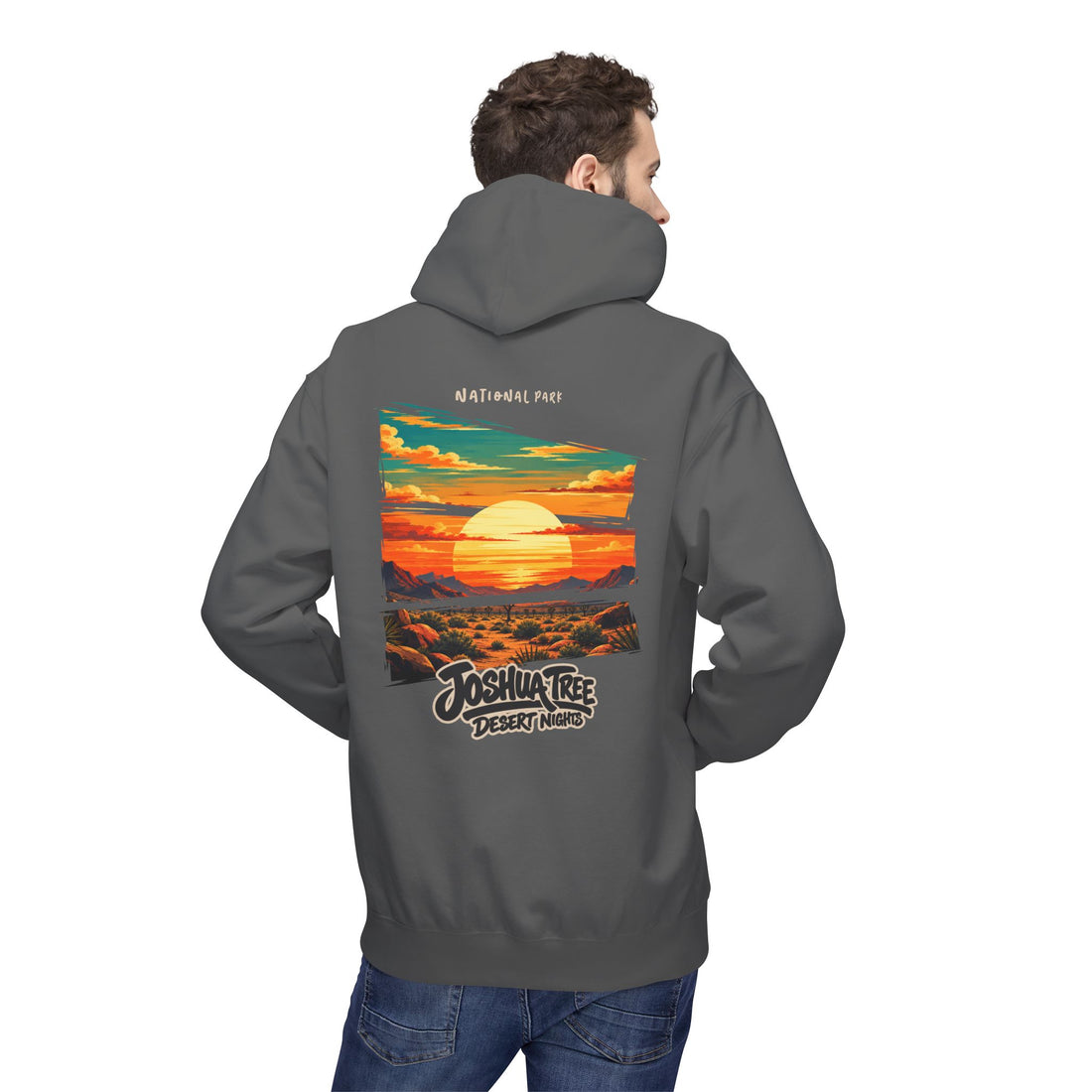 Joshua Tree National Park – Desert Sunset Graphic Hoodie