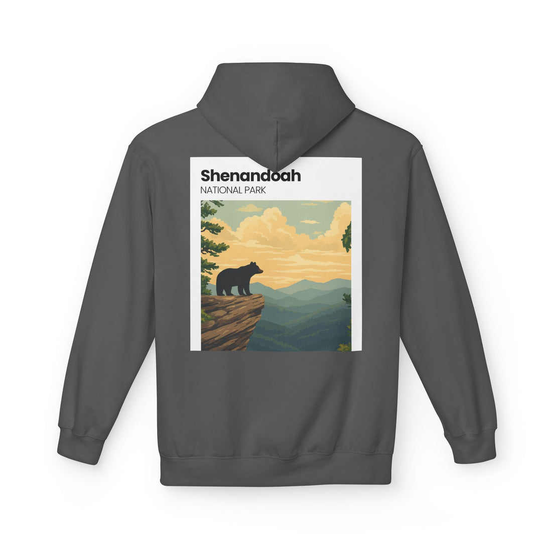 Shenandoah National Park Bear Hoodie | Vintage Travel Poster style