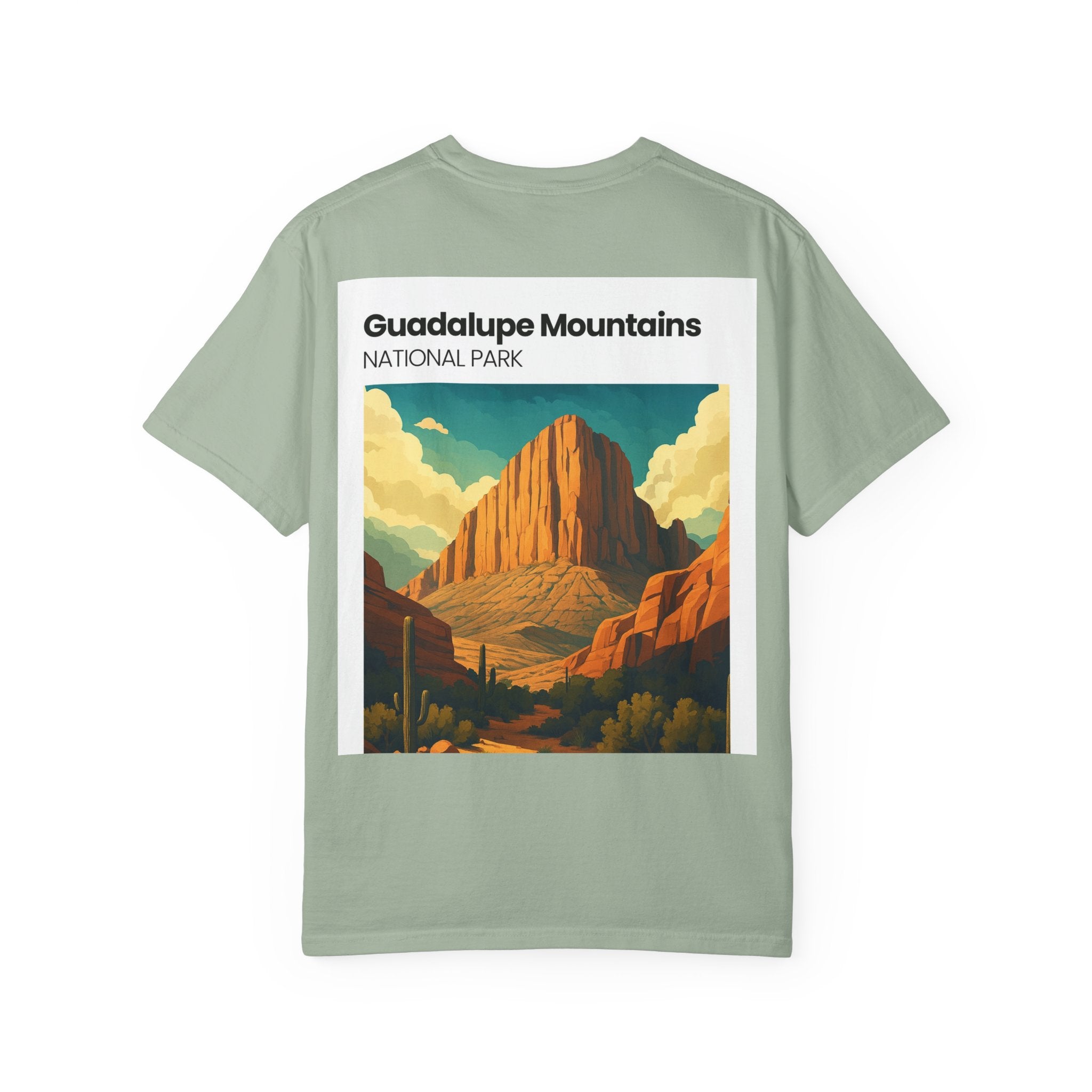 Guadalupe Mountains National Park T-Shirt | Desert Landscape Poster Tee