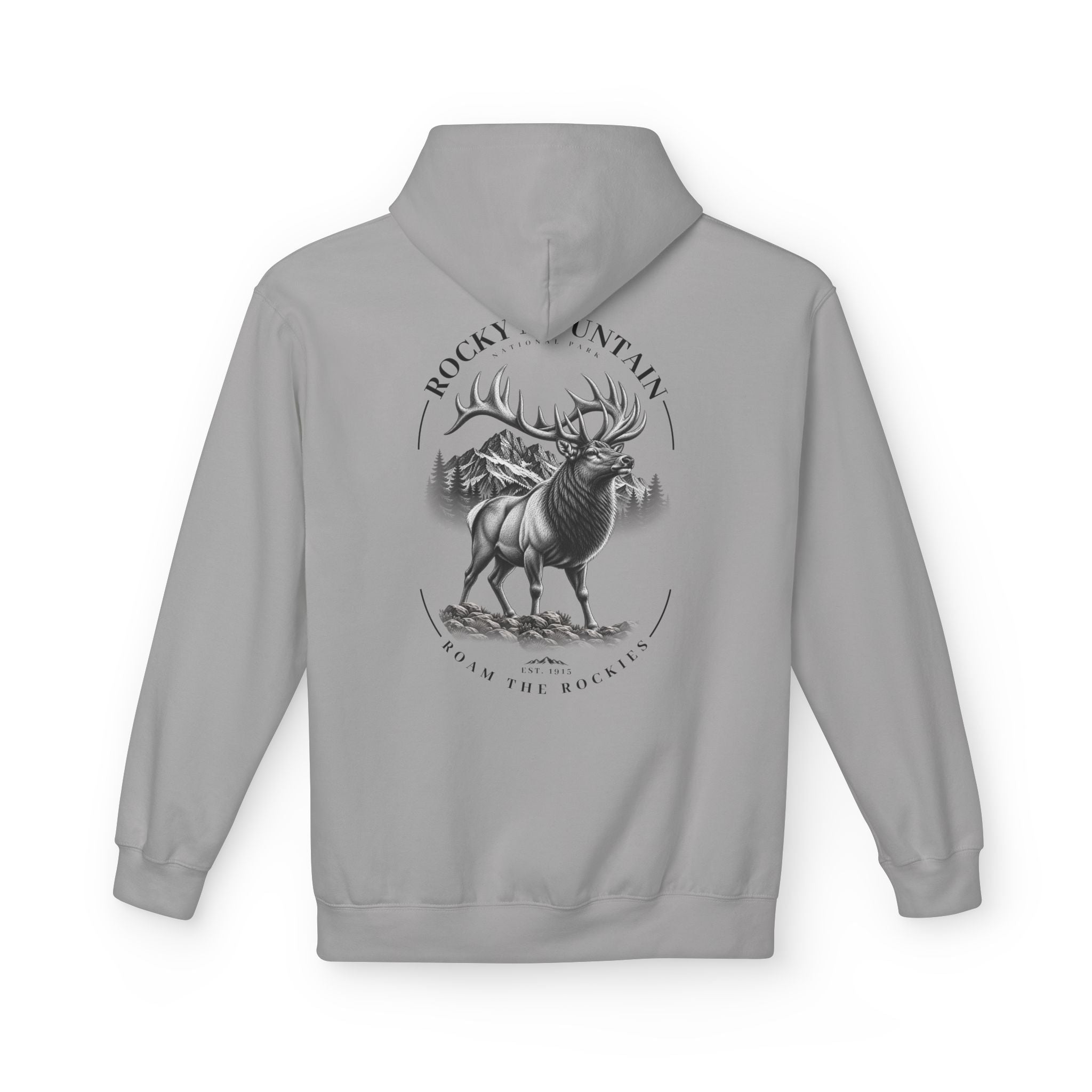 Rocky Mountain National Park Elk Graphic Hoodie