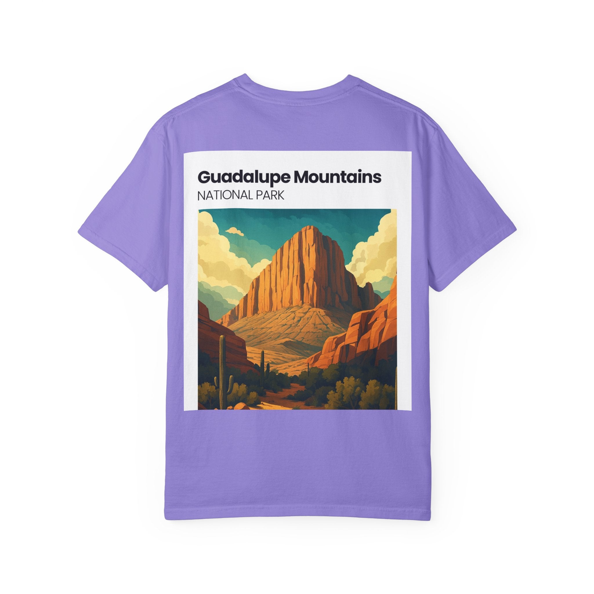 Guadalupe Mountains National Park T-Shirt | Desert Landscape Poster Tee