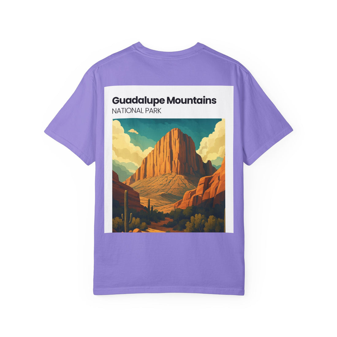 Guadalupe Mountains National Park T-Shirt | Desert Landscape Poster Tee